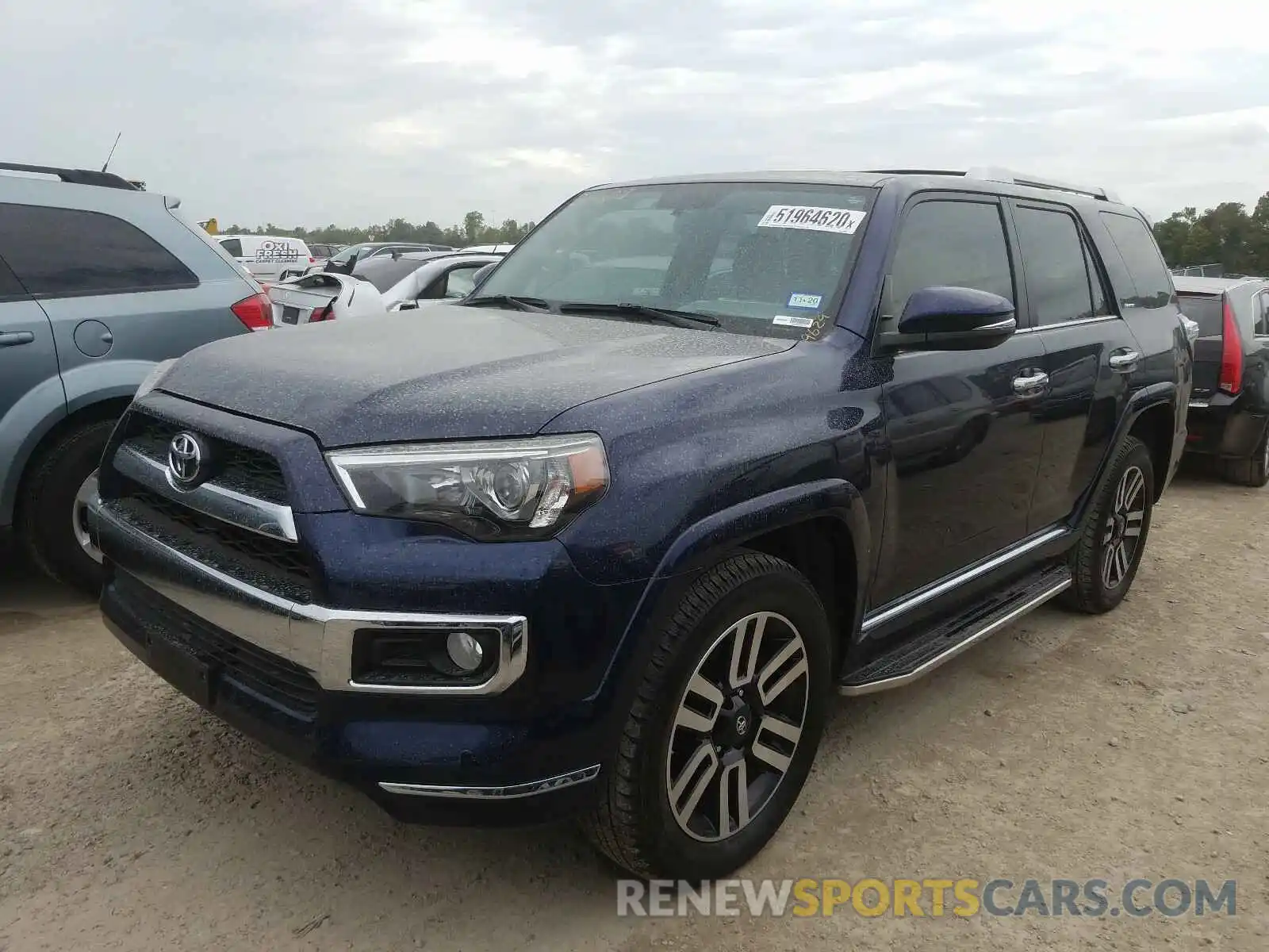 2 Photograph of a damaged car JTEBU5JR1K5629629 TOYOTA 4RUNNER 2019