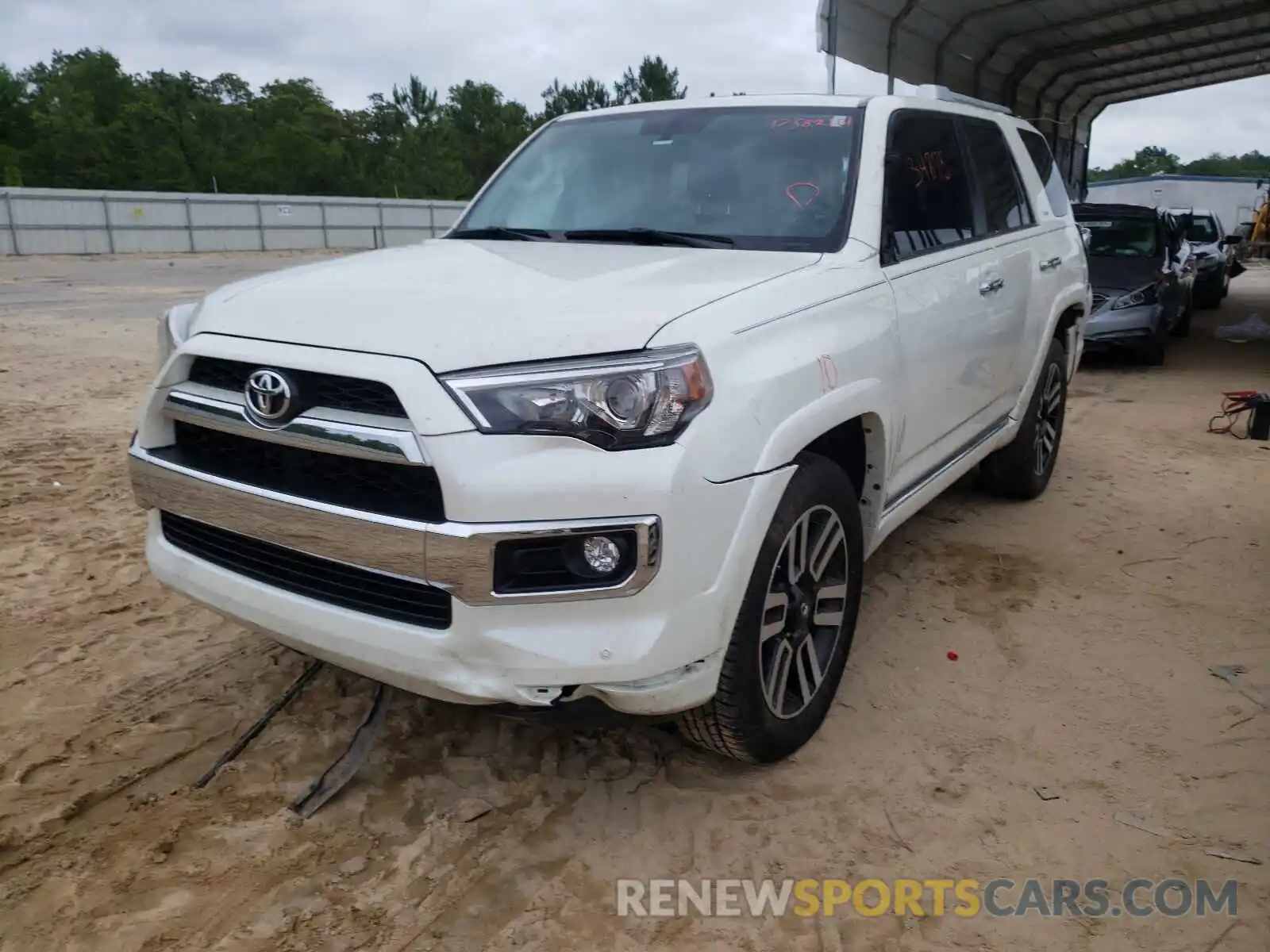 2 Photograph of a damaged car JTEBU5JR1K5630179 TOYOTA 4RUNNER 2019