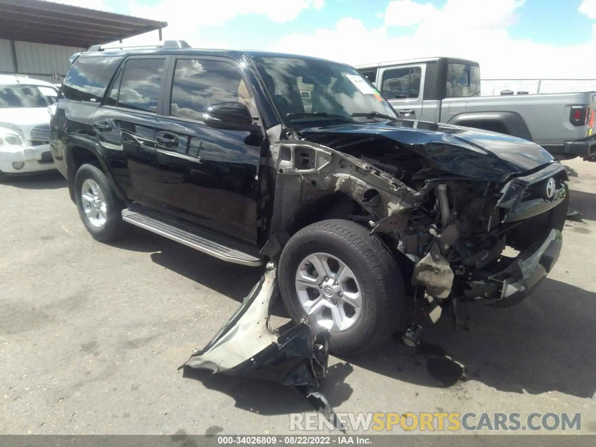 1 Photograph of a damaged car JTEBU5JR1K5631655 TOYOTA 4RUNNER 2019