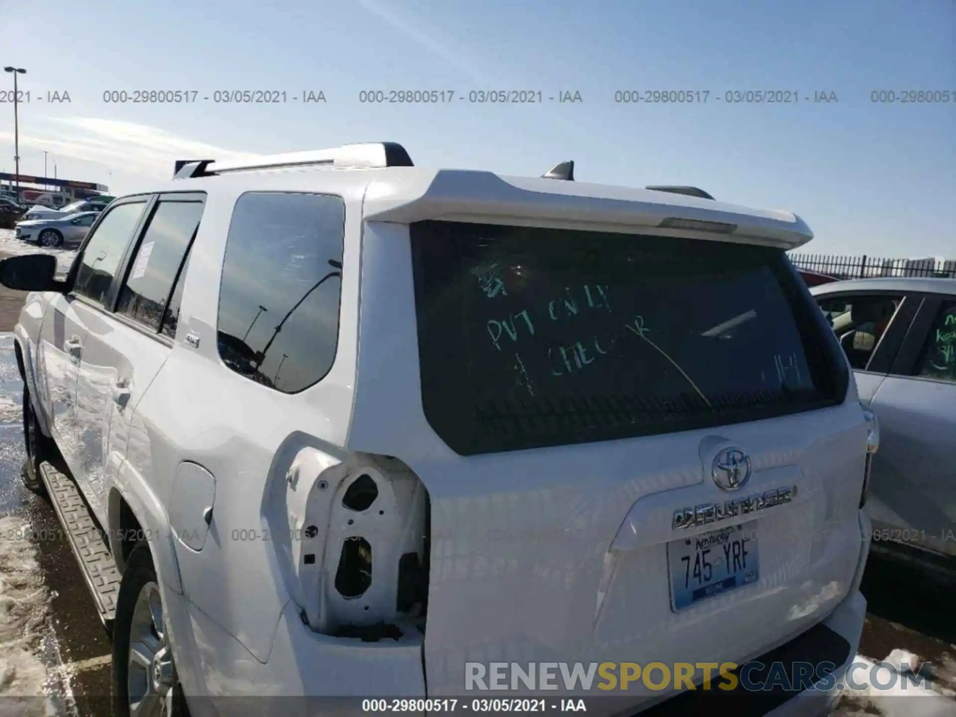 12 Photograph of a damaged car JTEBU5JR1K5631980 TOYOTA 4RUNNER 2019