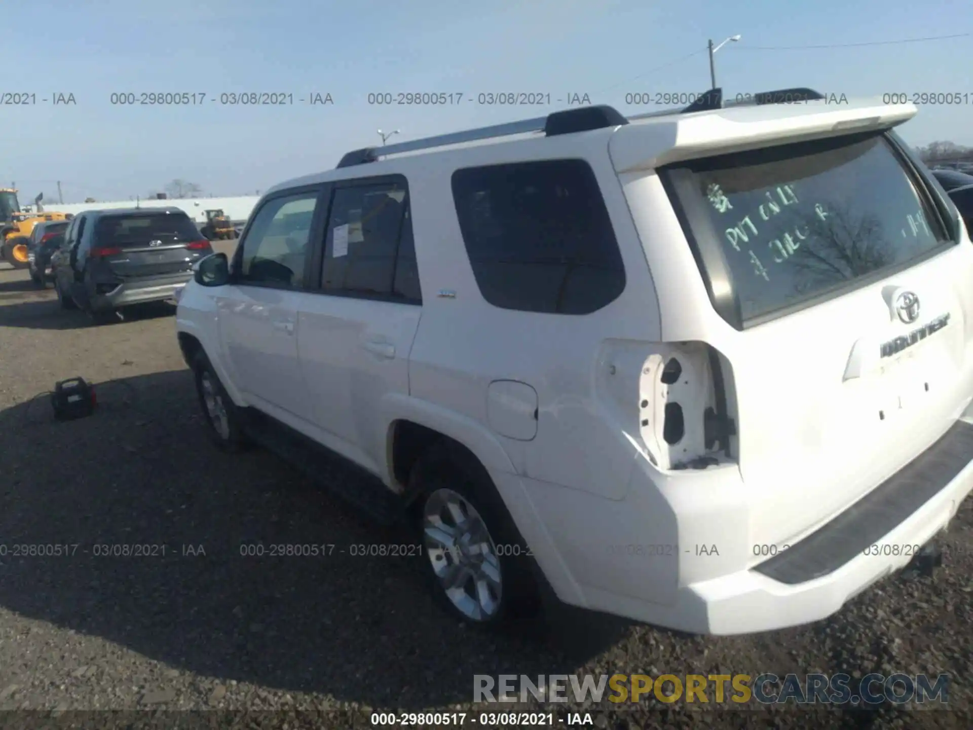 3 Photograph of a damaged car JTEBU5JR1K5631980 TOYOTA 4RUNNER 2019