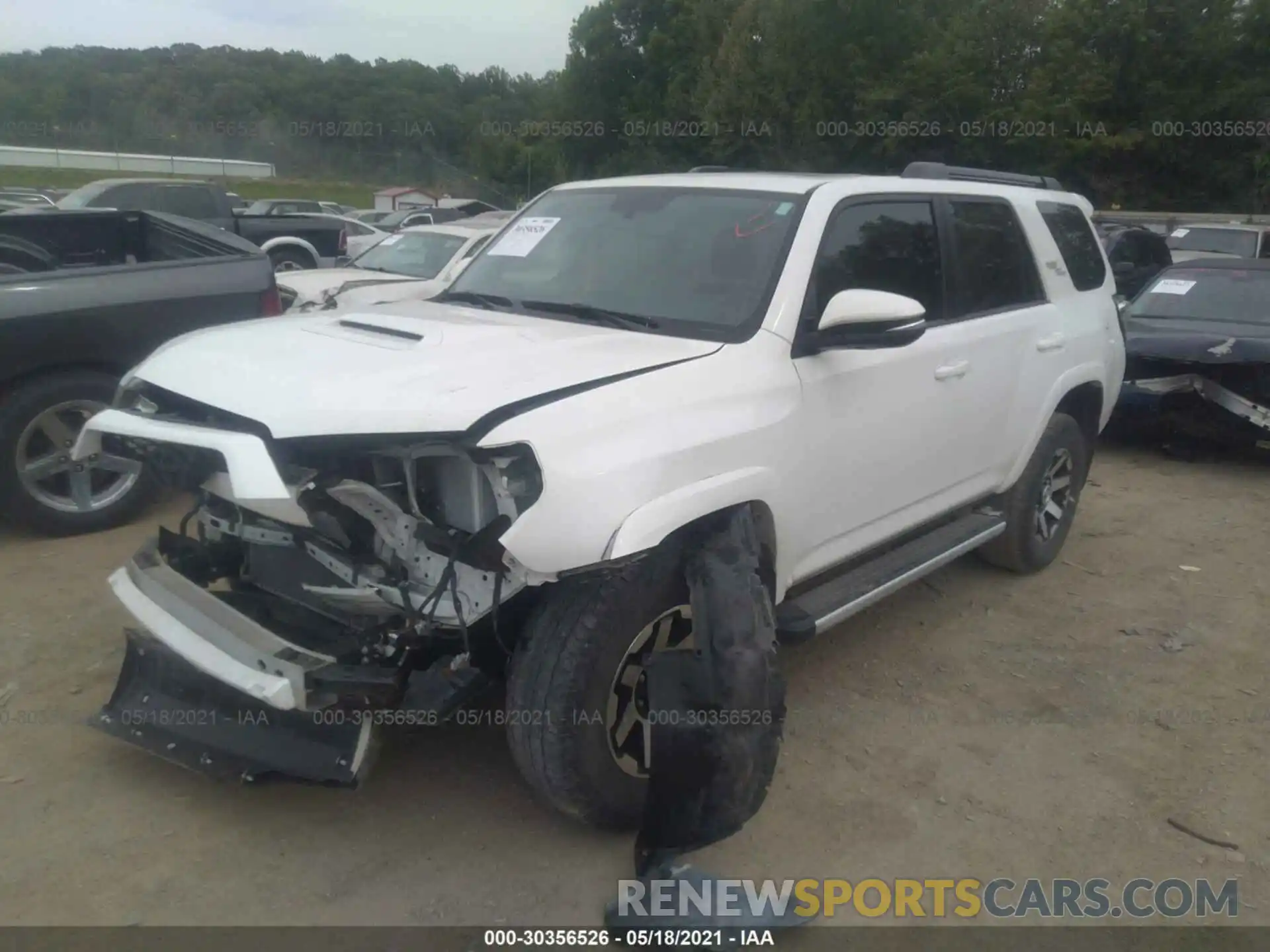 2 Photograph of a damaged car JTEBU5JR1K5632403 TOYOTA 4RUNNER 2019