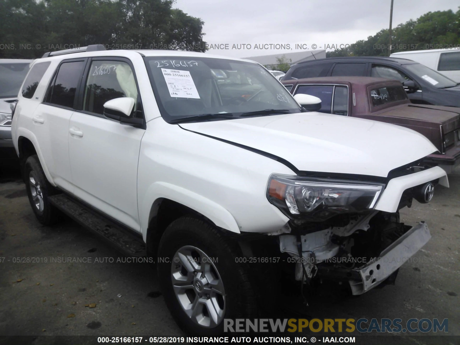 1 Photograph of a damaged car JTEBU5JR1K5633714 TOYOTA 4RUNNER 2019