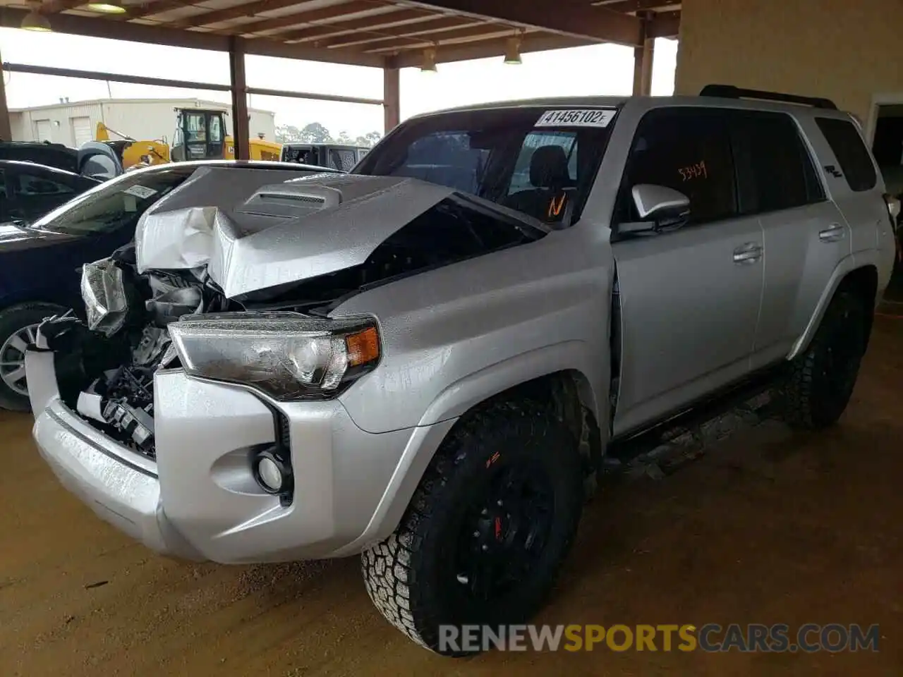 2 Photograph of a damaged car JTEBU5JR1K5634829 TOYOTA 4RUNNER 2019