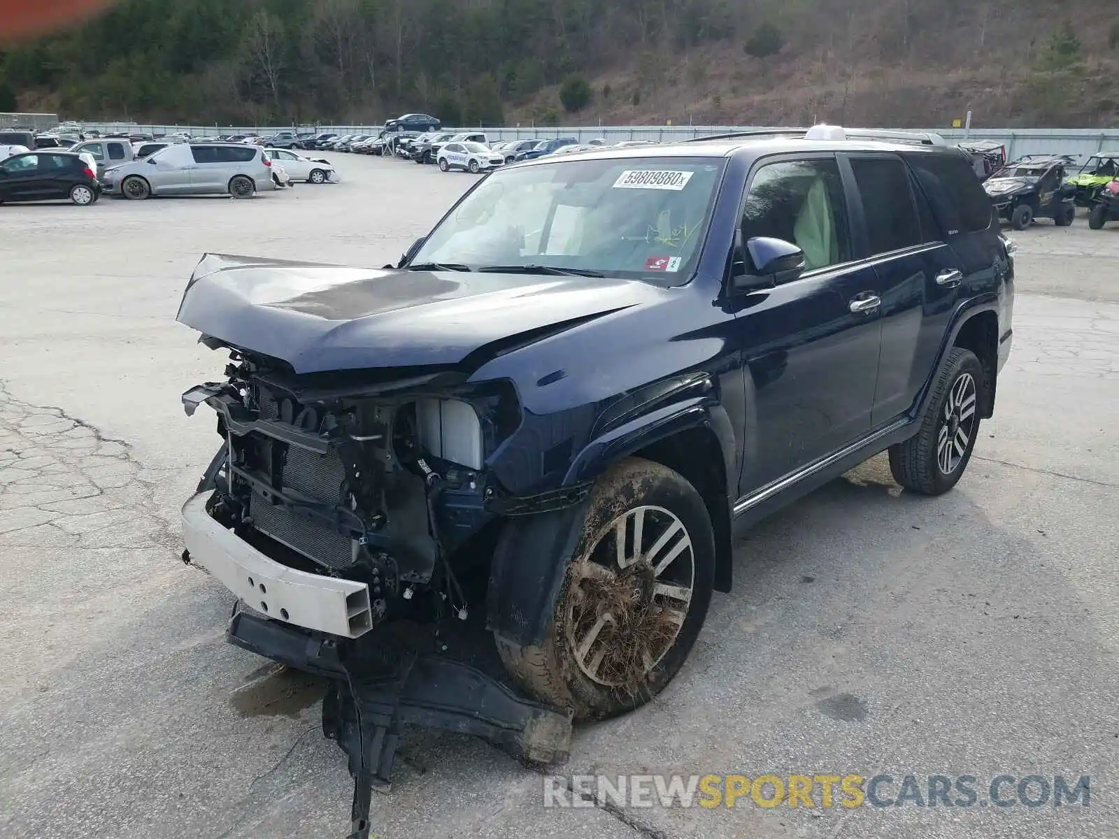 2 Photograph of a damaged car JTEBU5JR1K5634958 TOYOTA 4RUNNER 2019