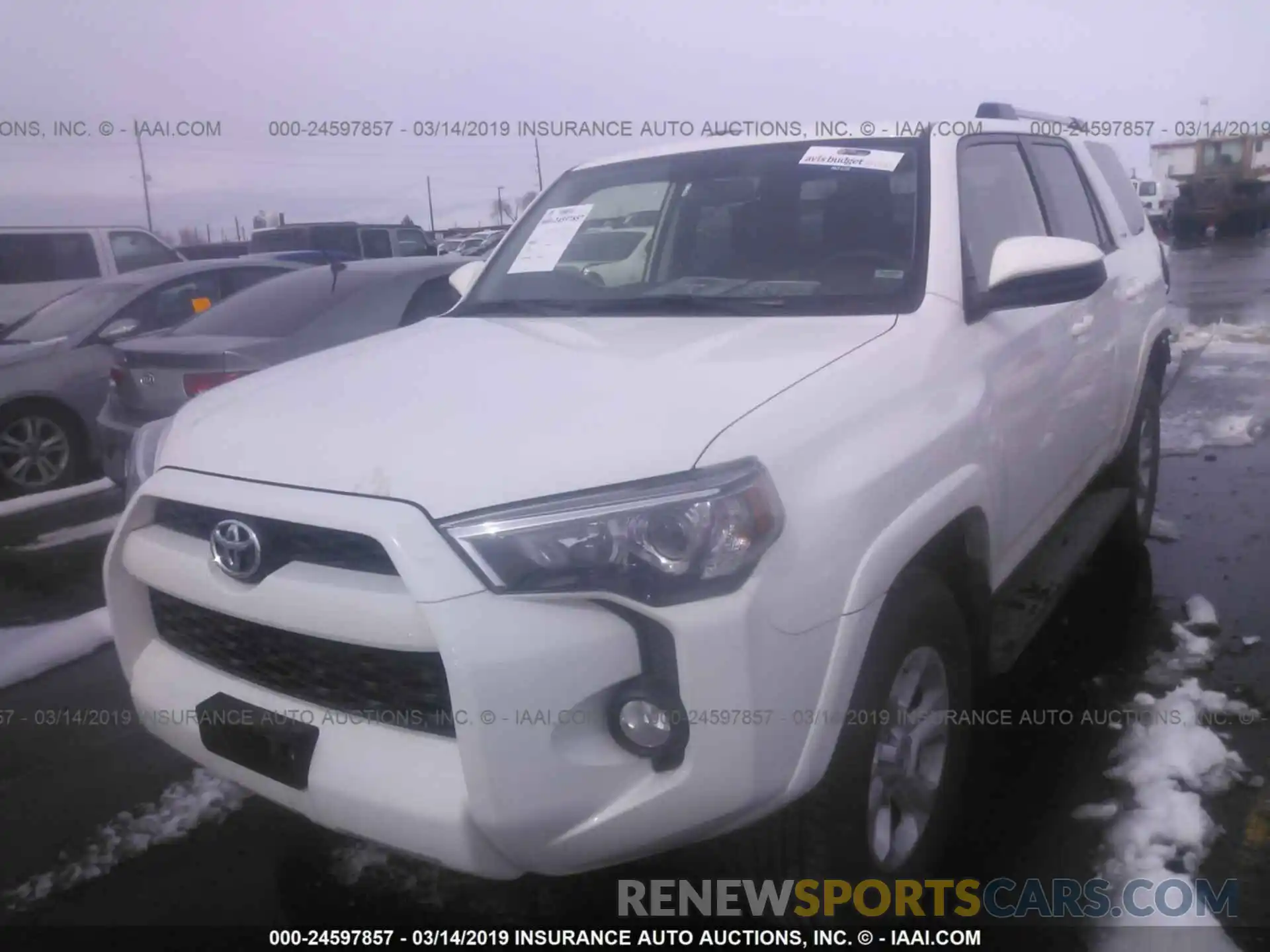 2 Photograph of a damaged car JTEBU5JR1K5635110 TOYOTA 4RUNNER 2019