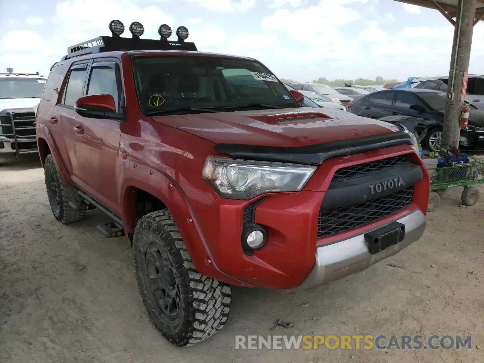 1 Photograph of a damaged car JTEBU5JR1K5636130 TOYOTA 4RUNNER 2019