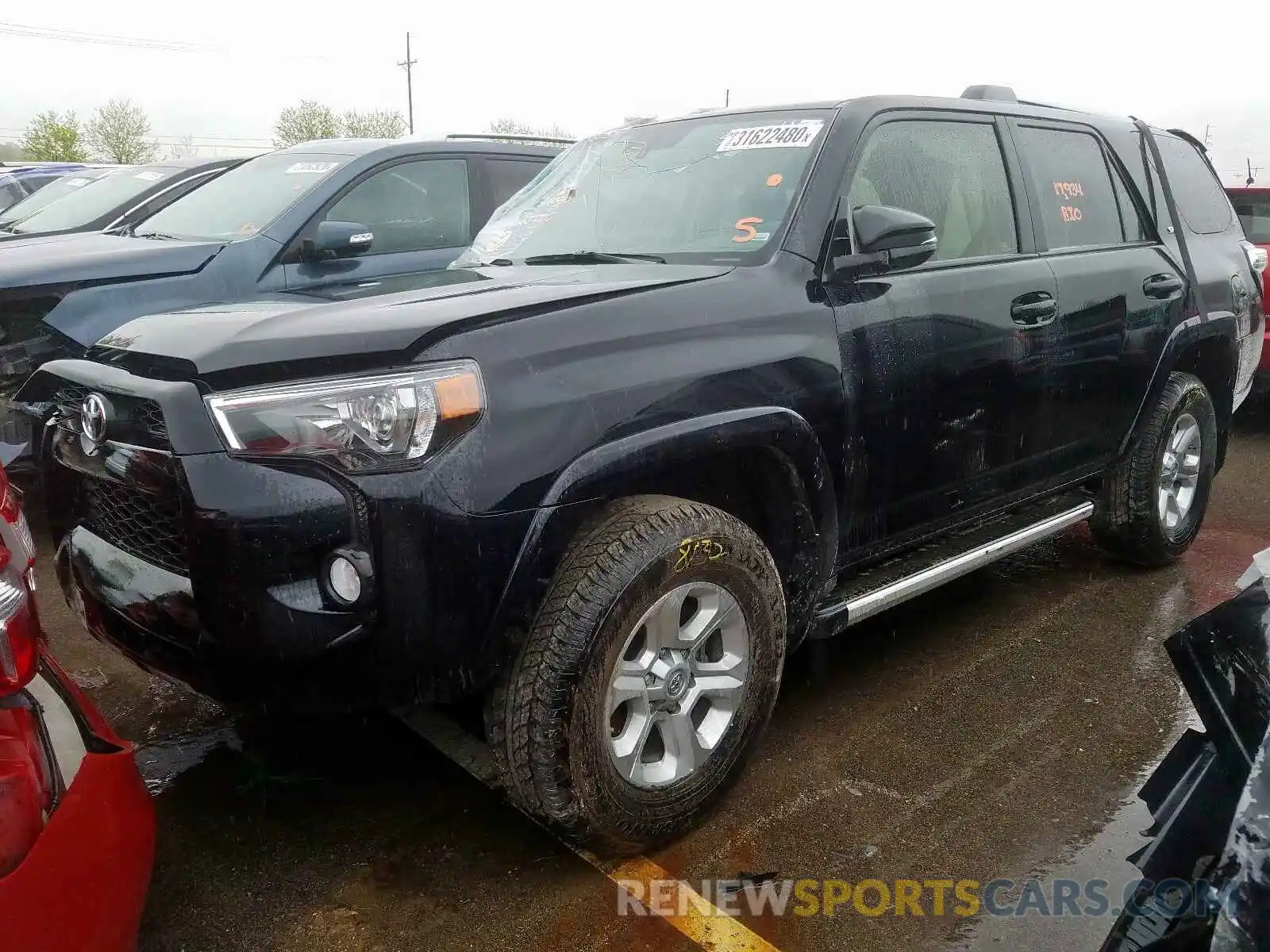 2 Photograph of a damaged car JTEBU5JR1K5637715 TOYOTA 4RUNNER 2019