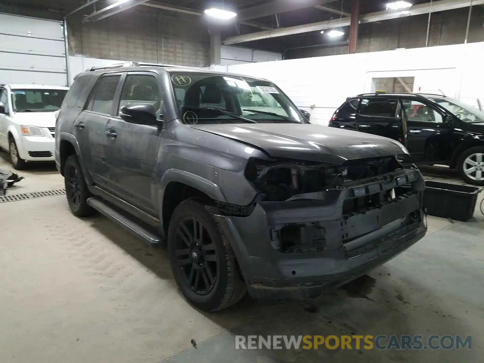 1 Photograph of a damaged car JTEBU5JR1K5639075 TOYOTA 4RUNNER 2019