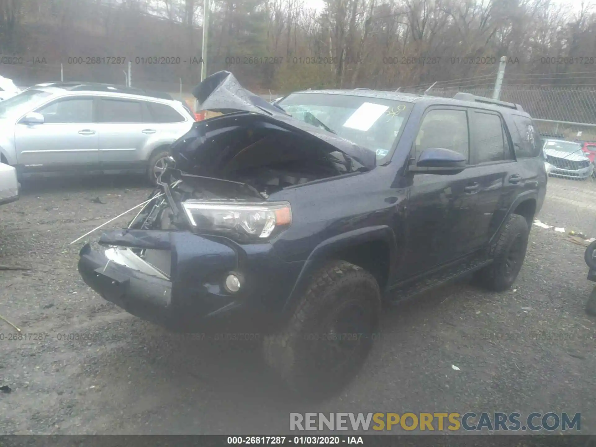 2 Photograph of a damaged car JTEBU5JR1K5639626 TOYOTA 4RUNNER 2019