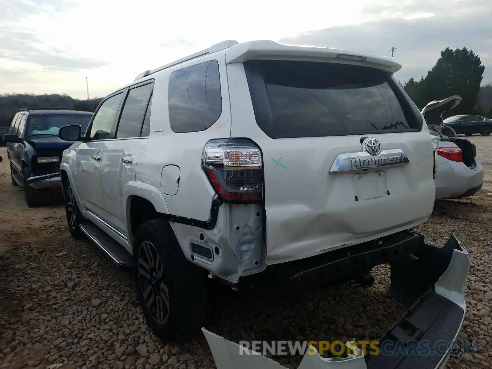 3 Фотография поврежденного автомобиля JTEBU5JR1K5639934 TOYOTA 4RUNNER 2019