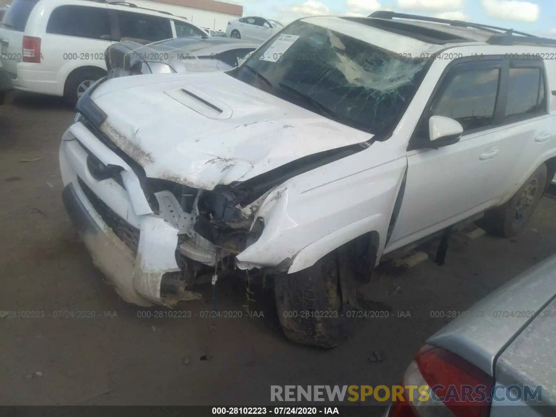 6 Фотография поврежденного автомобиля JTEBU5JR1K5642364 TOYOTA 4RUNNER 2019