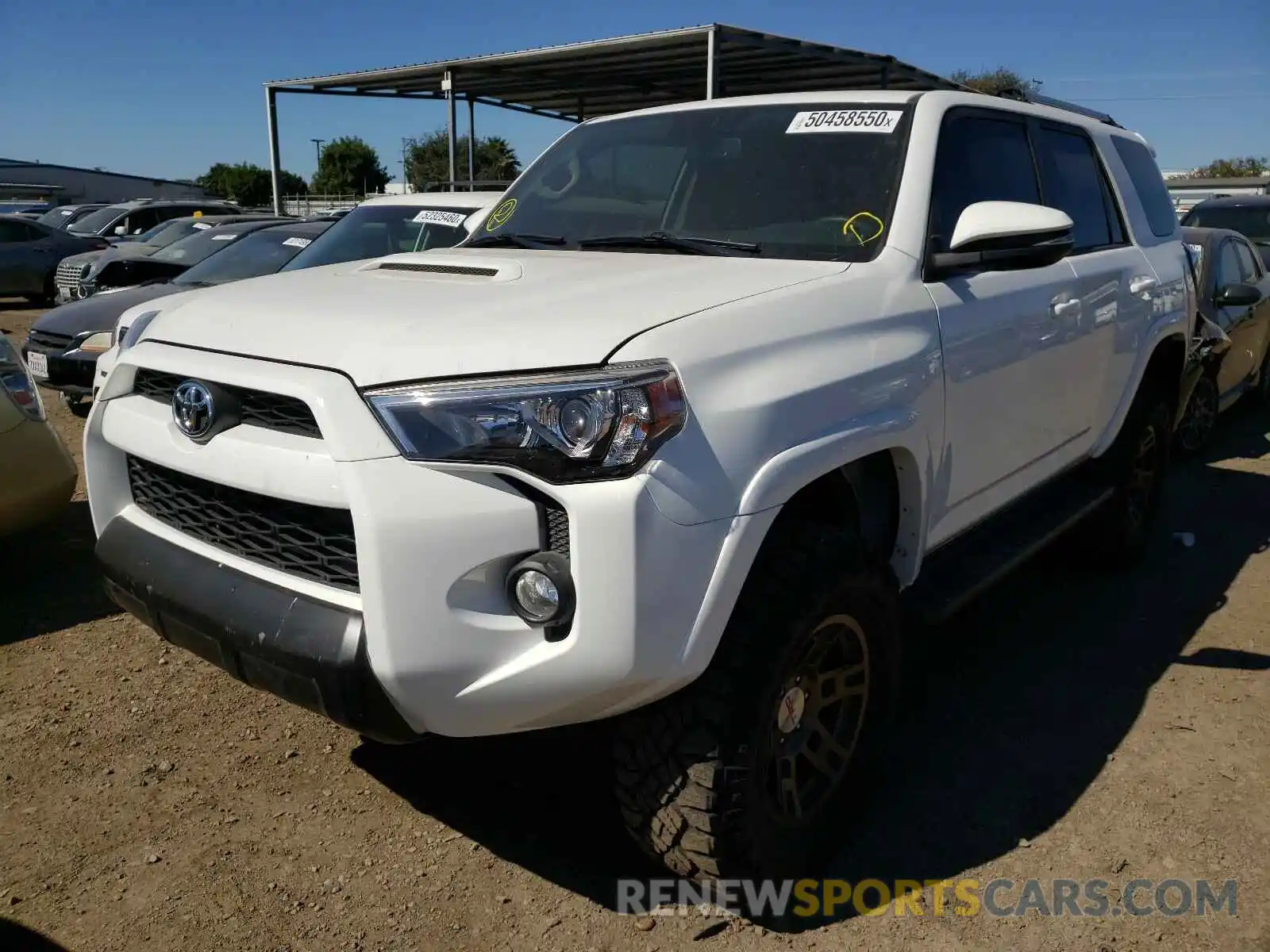 2 Photograph of a damaged car JTEBU5JR1K5643658 TOYOTA 4RUNNER 2019