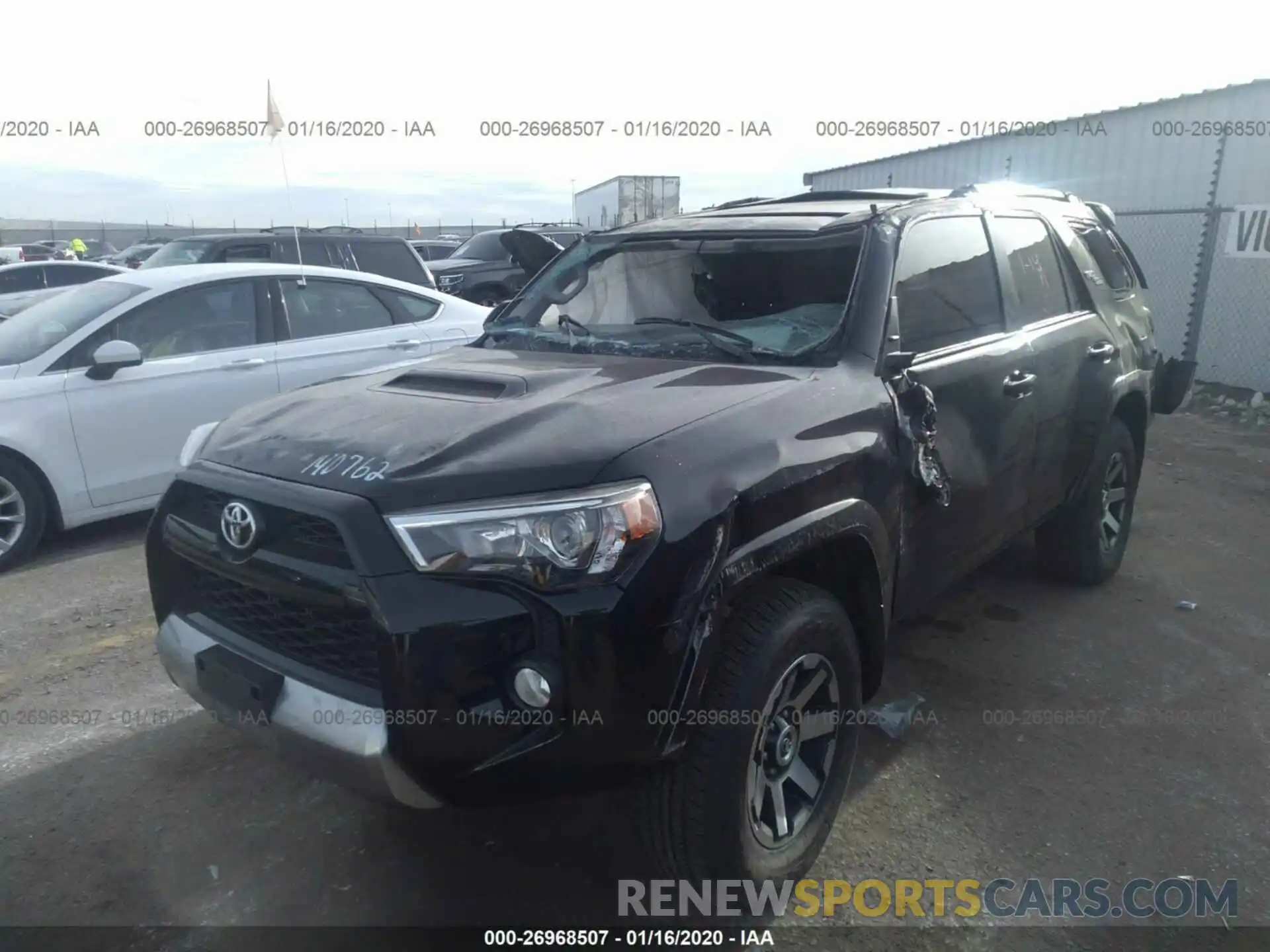 6 Photograph of a damaged car JTEBU5JR1K5649962 TOYOTA 4RUNNER 2019