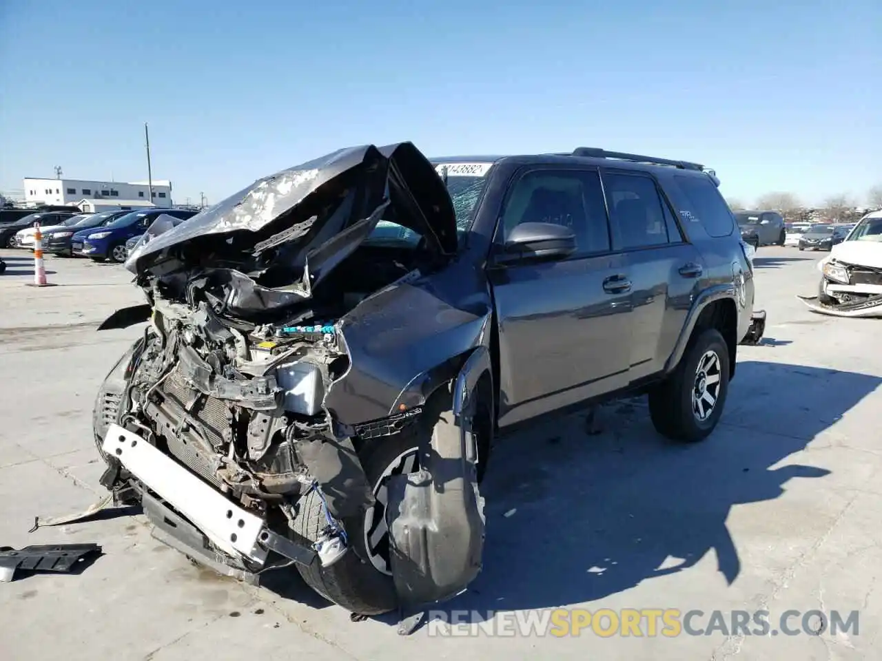 2 Photograph of a damaged car JTEBU5JR1K5652263 TOYOTA 4RUNNER 2019