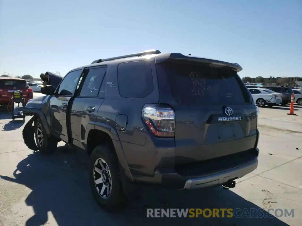 3 Photograph of a damaged car JTEBU5JR1K5652263 TOYOTA 4RUNNER 2019