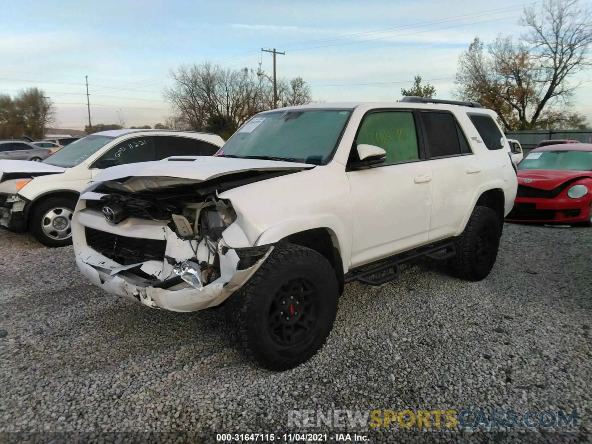 2 Photograph of a damaged car JTEBU5JR1K5652411 TOYOTA 4RUNNER 2019