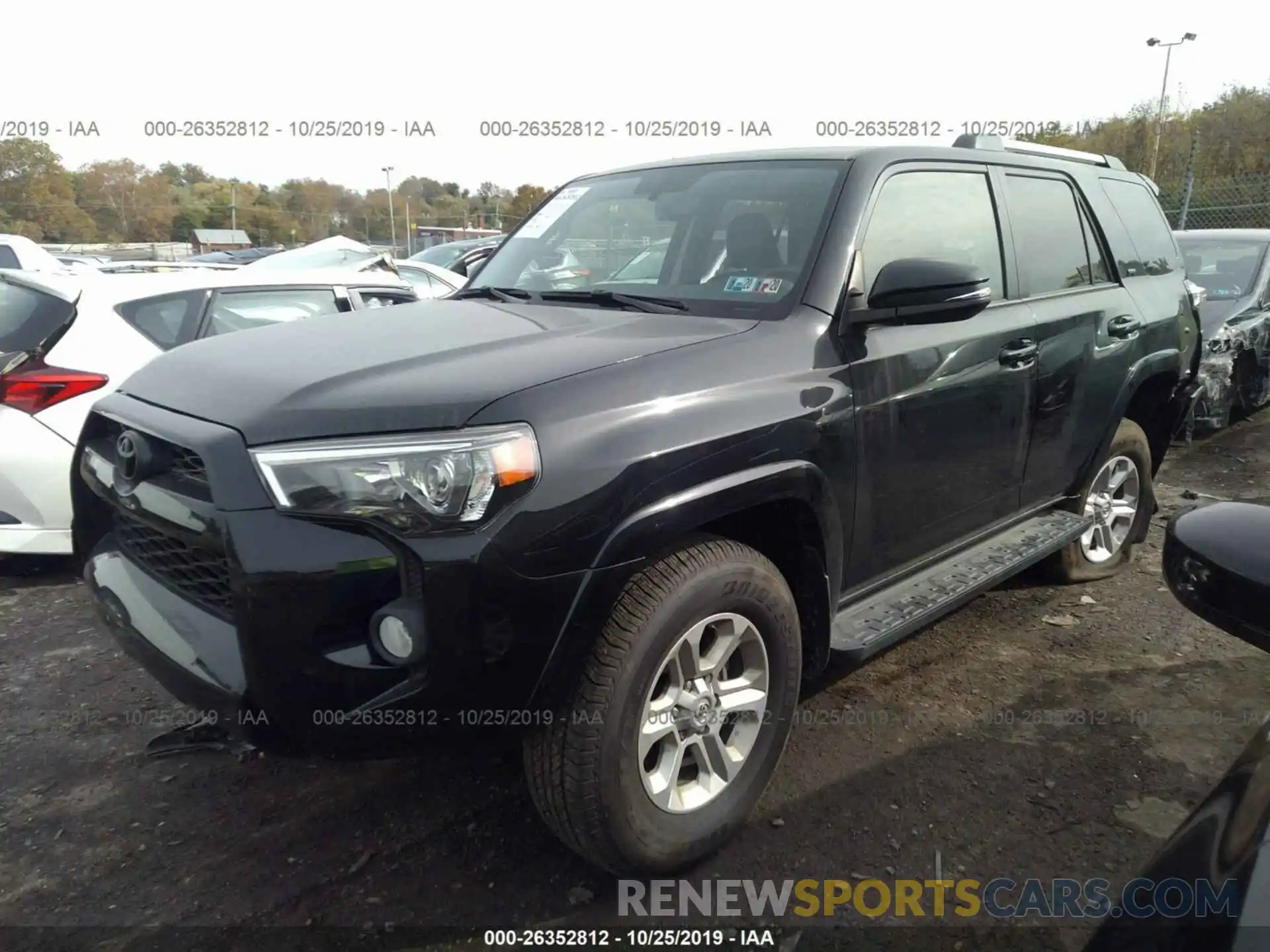 2 Photograph of a damaged car JTEBU5JR1K5653221 TOYOTA 4RUNNER 2019