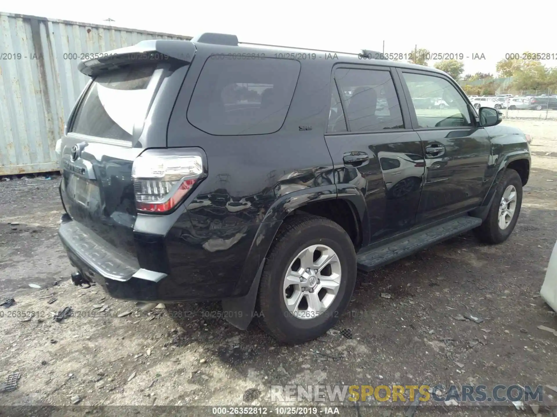 4 Photograph of a damaged car JTEBU5JR1K5653221 TOYOTA 4RUNNER 2019