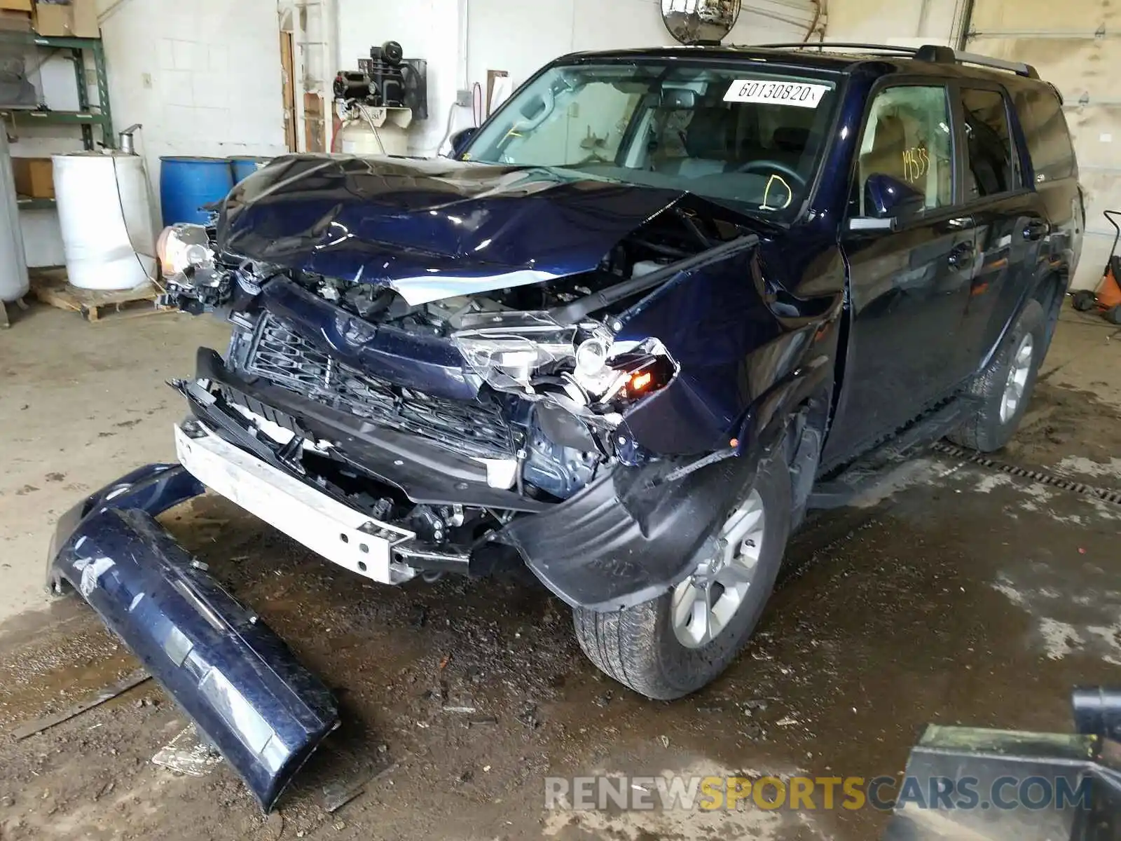 2 Photograph of a damaged car JTEBU5JR1K5653753 TOYOTA 4RUNNER 2019