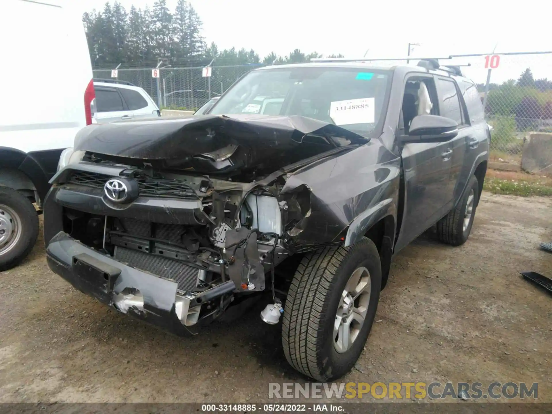 2 Photograph of a damaged car JTEBU5JR1K5655406 TOYOTA 4RUNNER 2019