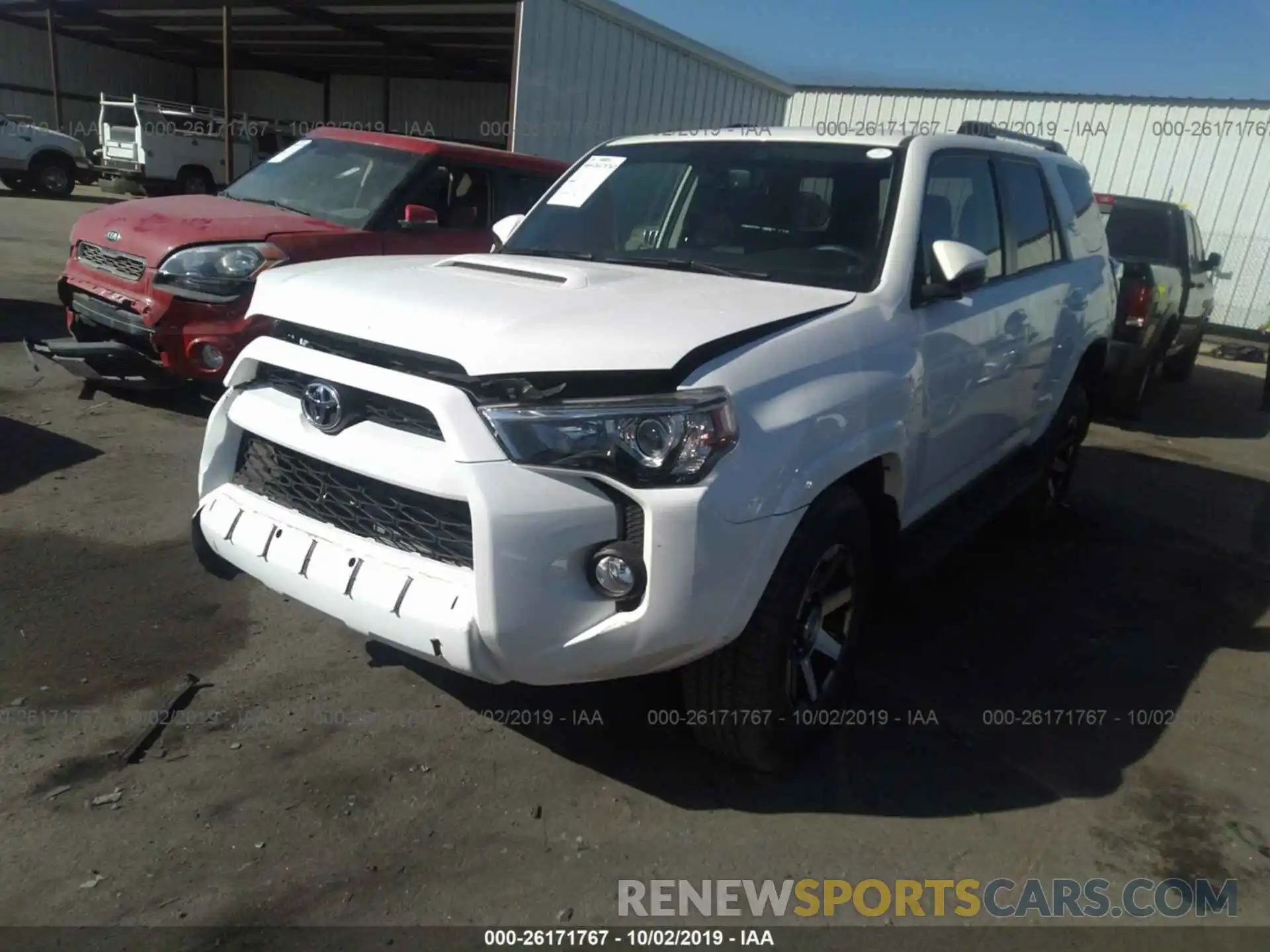 2 Фотография поврежденного автомобиля JTEBU5JR1K5655888 TOYOTA 4RUNNER 2019