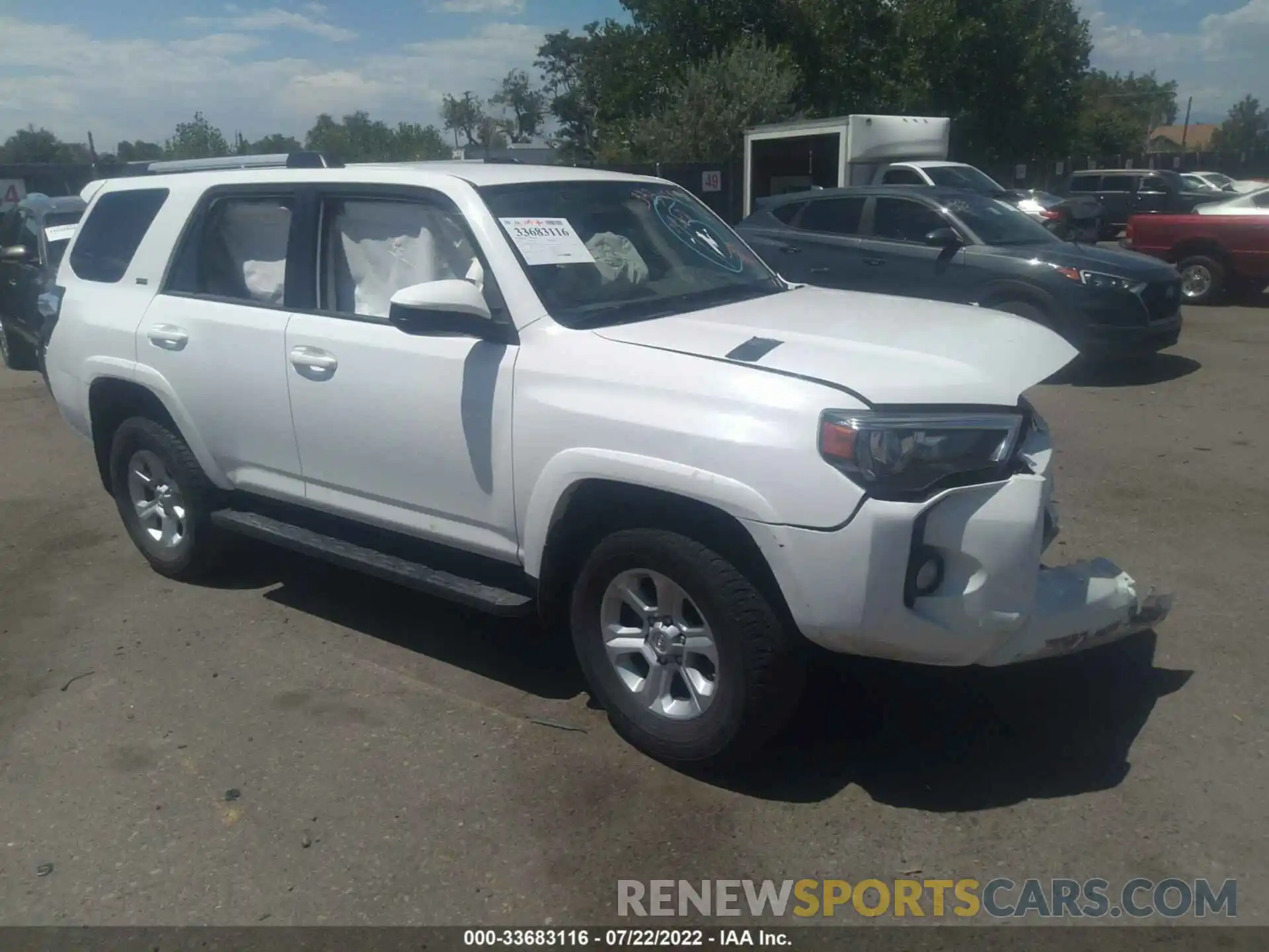 1 Photograph of a damaged car JTEBU5JR1K5663439 TOYOTA 4RUNNER 2019