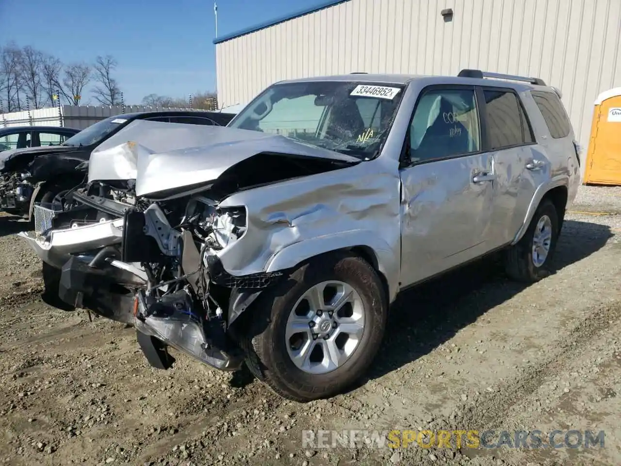 2 Photograph of a damaged car JTEBU5JR1K5663778 TOYOTA 4RUNNER 2019