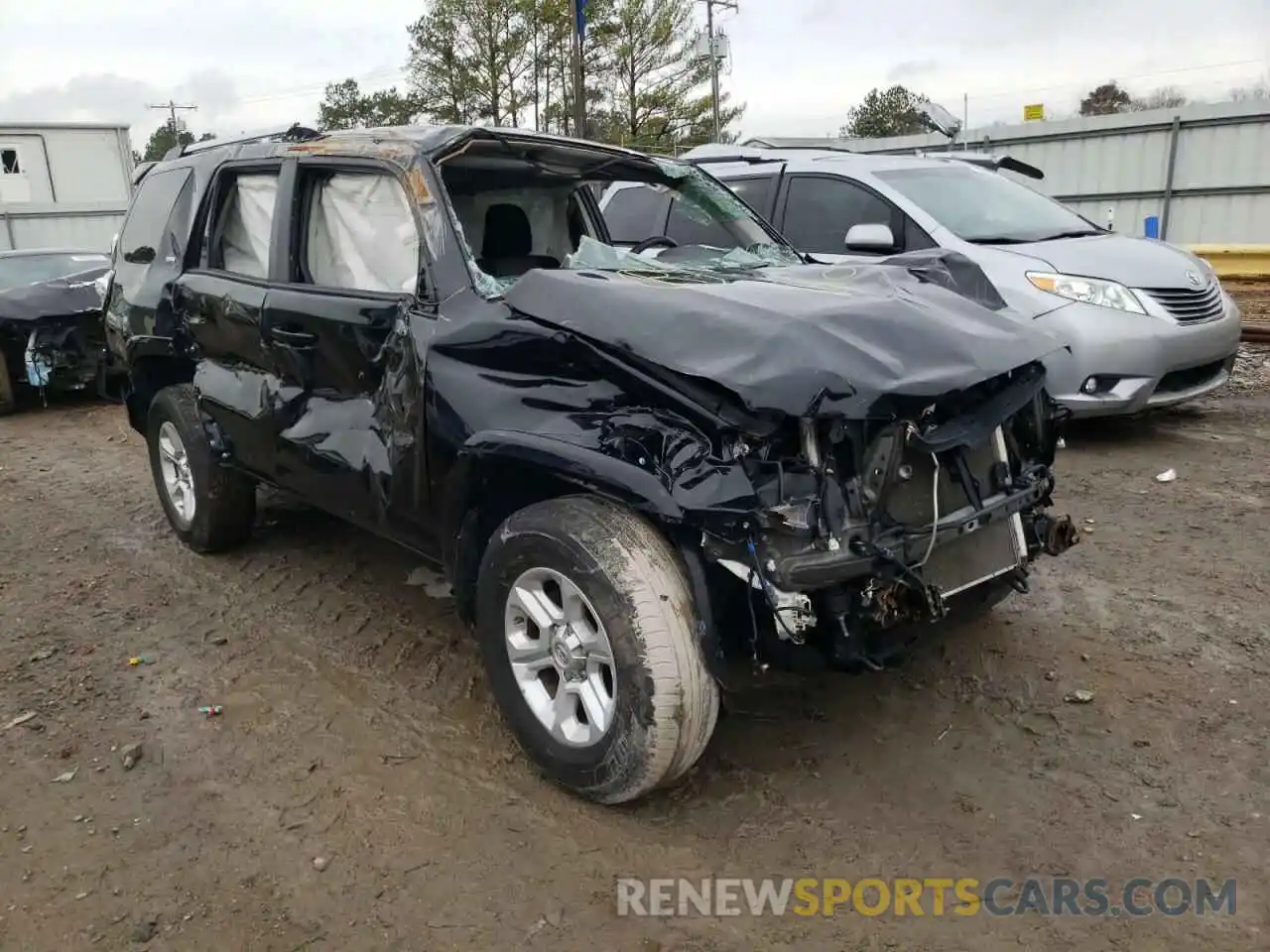 1 Photograph of a damaged car JTEBU5JR1K5664008 TOYOTA 4RUNNER 2019