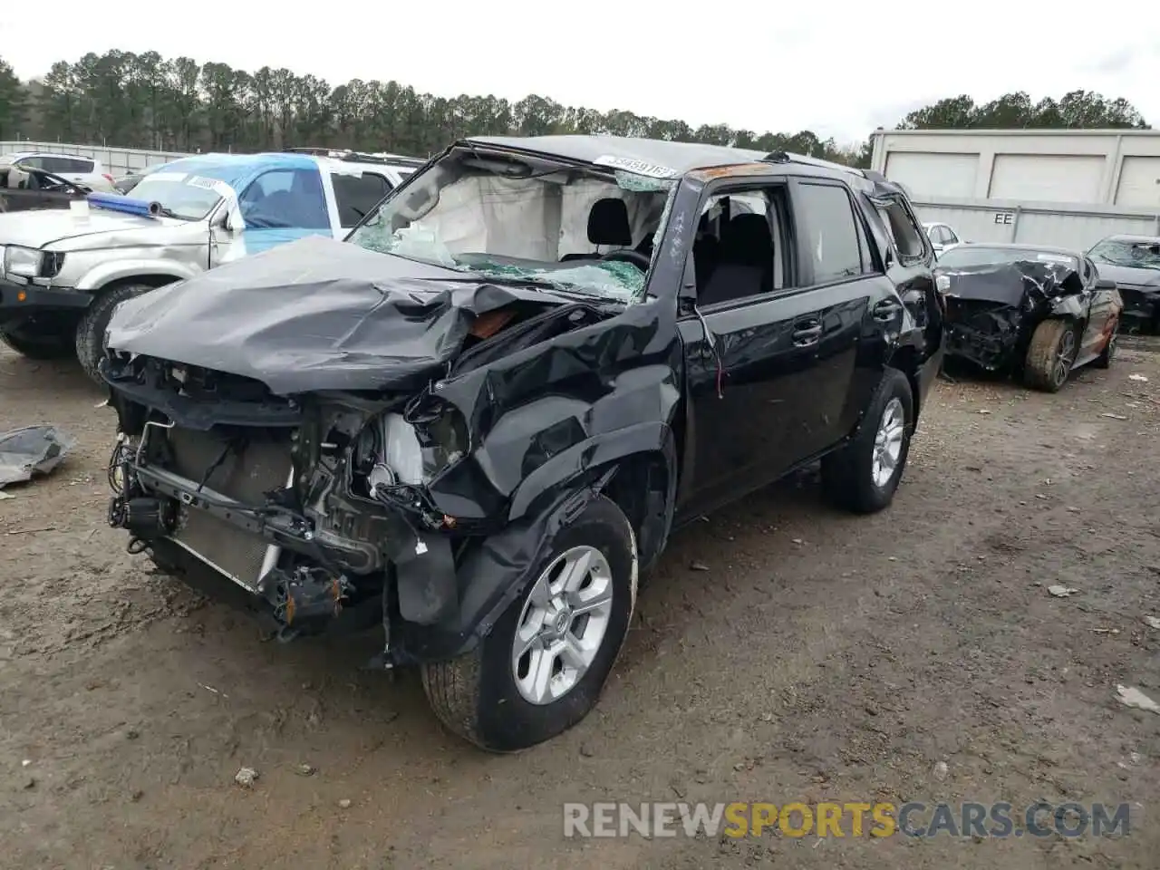 2 Photograph of a damaged car JTEBU5JR1K5664008 TOYOTA 4RUNNER 2019