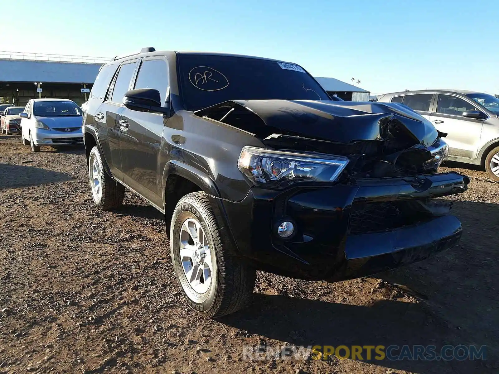 1 Photograph of a damaged car JTEBU5JR1K5667314 TOYOTA 4RUNNER 2019