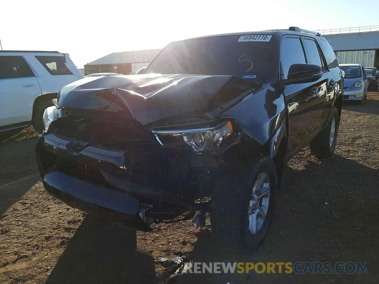 2 Photograph of a damaged car JTEBU5JR1K5667314 TOYOTA 4RUNNER 2019