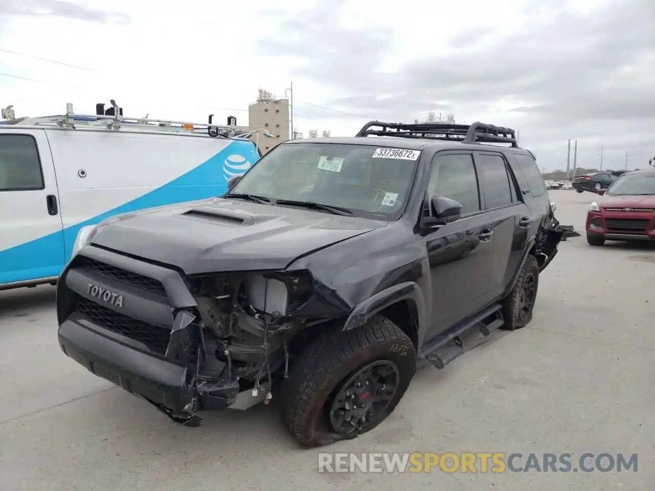 2 Photograph of a damaged car JTEBU5JR1K5667829 TOYOTA 4RUNNER 2019