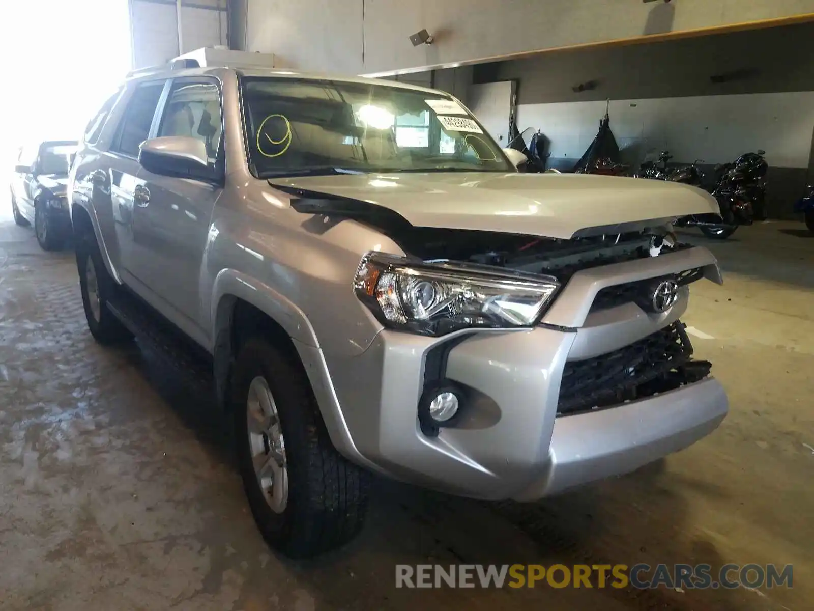 1 Photograph of a damaged car JTEBU5JR1K5669399 TOYOTA 4RUNNER 2019