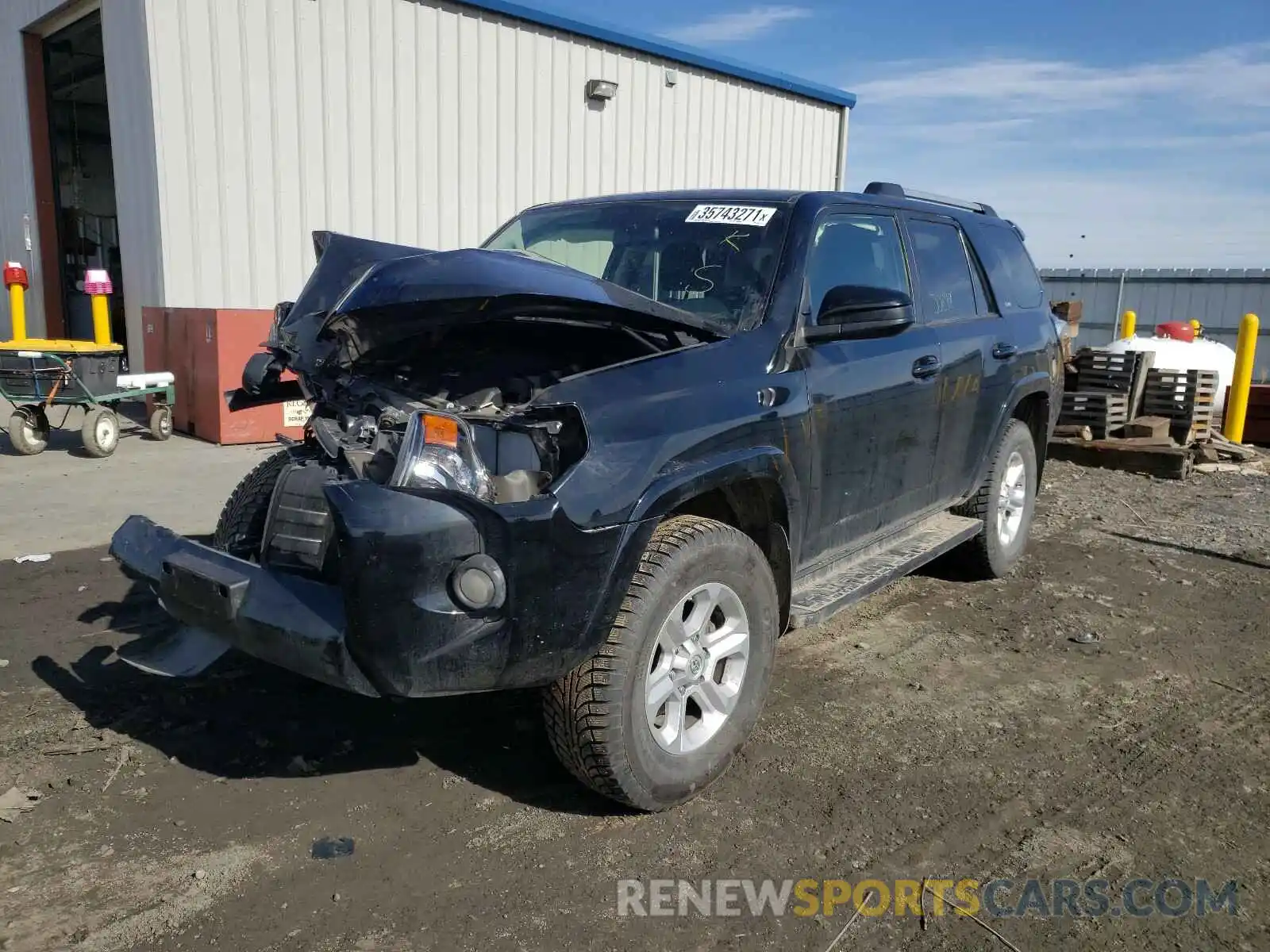 2 Photograph of a damaged car JTEBU5JR1K5681391 TOYOTA 4RUNNER 2019