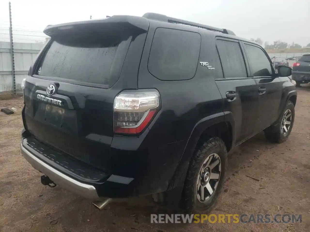 4 Фотография поврежденного автомобиля JTEBU5JR1K5682282 TOYOTA 4RUNNER 2019