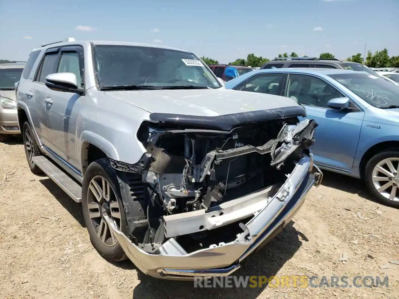 1 Photograph of a damaged car JTEBU5JR1K5682542 TOYOTA 4RUNNER 2019