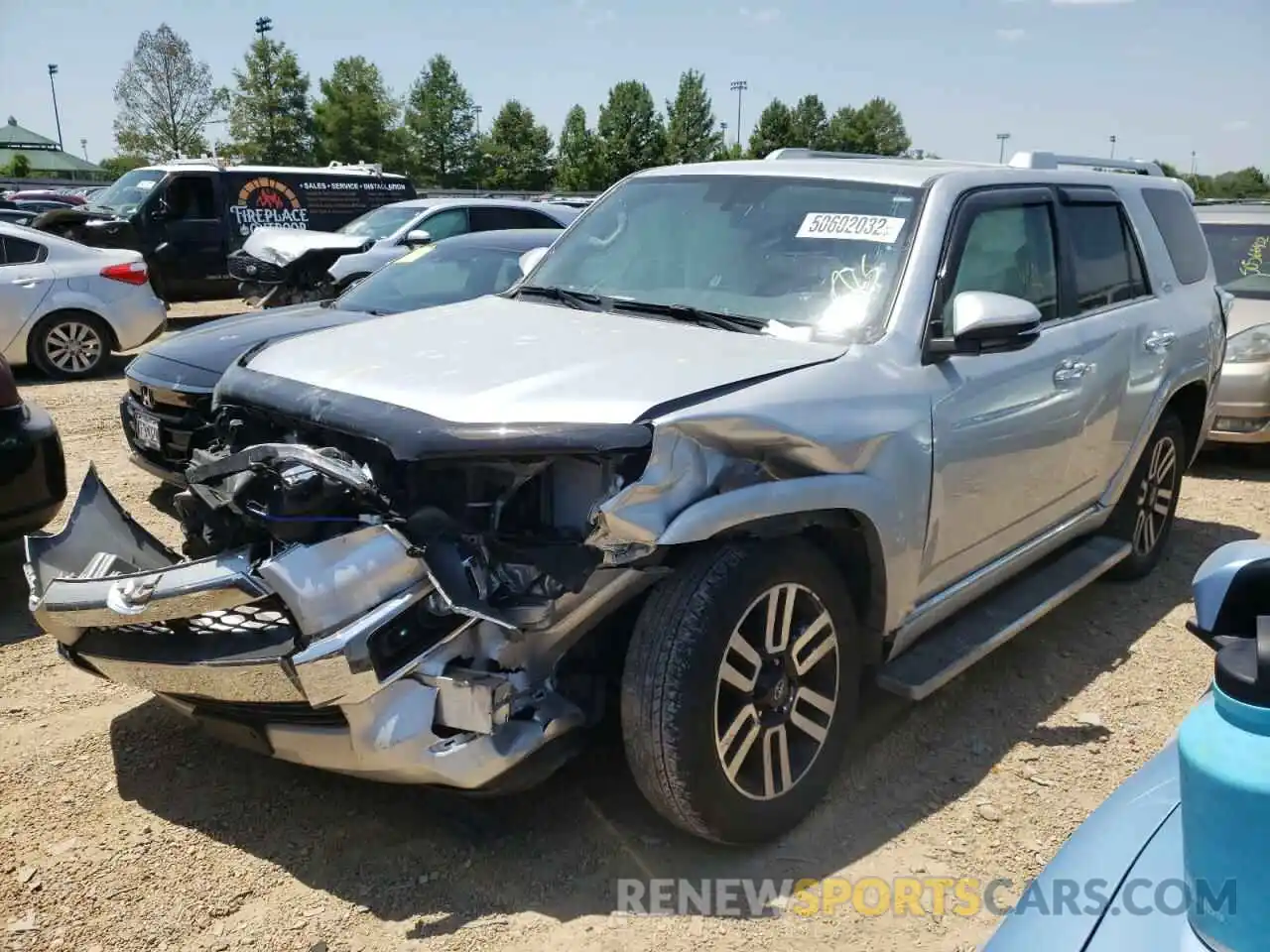 2 Photograph of a damaged car JTEBU5JR1K5682542 TOYOTA 4RUNNER 2019