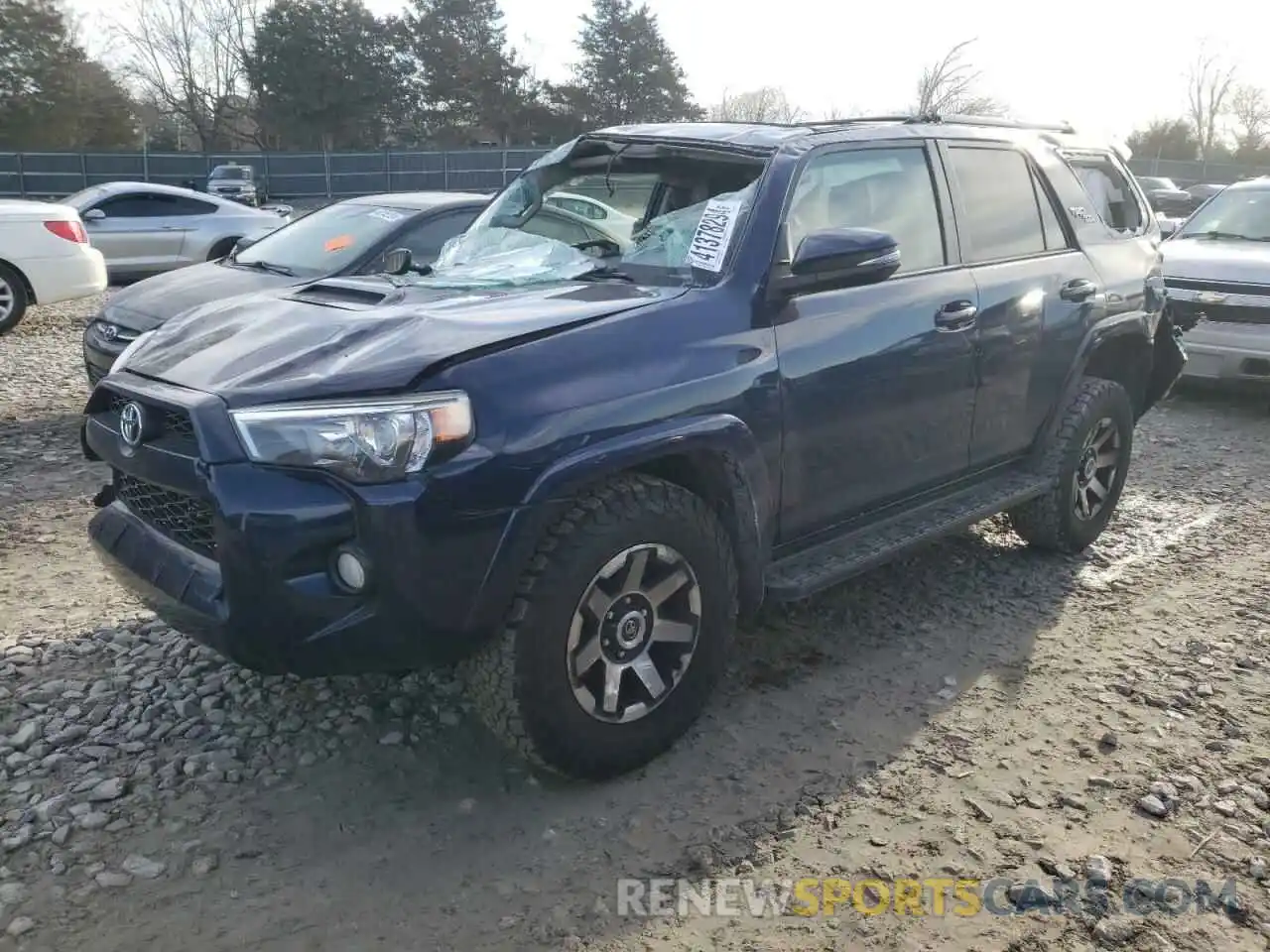 1 Photograph of a damaged car JTEBU5JR1K5688602 TOYOTA 4RUNNER 2019