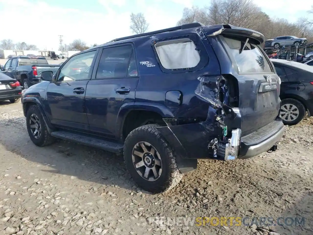 2 Photograph of a damaged car JTEBU5JR1K5688602 TOYOTA 4RUNNER 2019