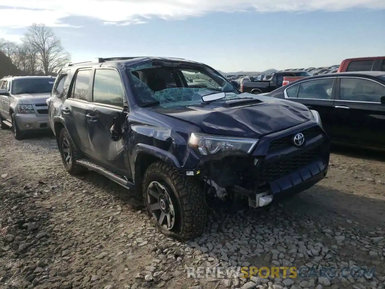 4 Фотография поврежденного автомобиля JTEBU5JR1K5688602 TOYOTA 4RUNNER 2019