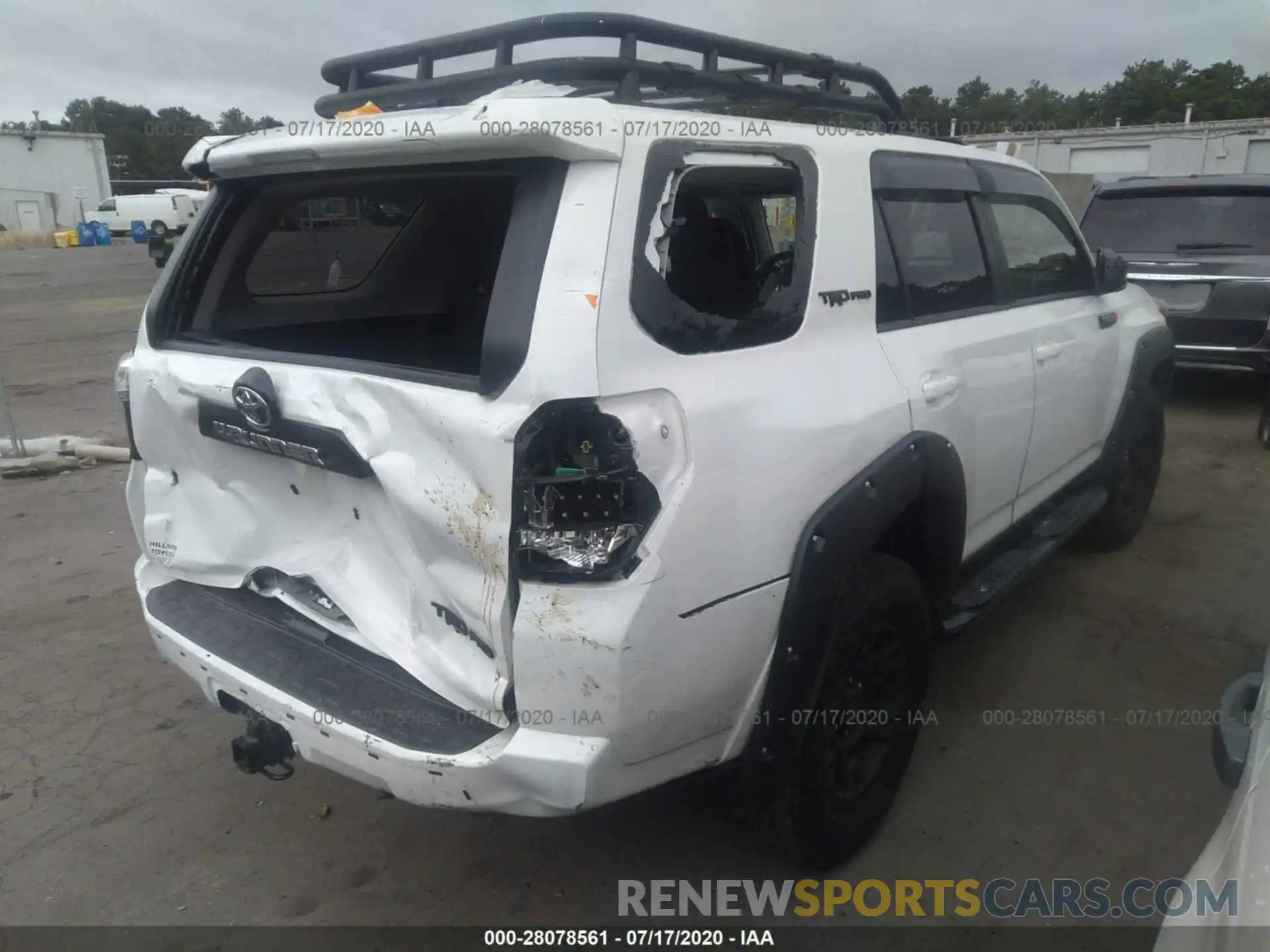 4 Photograph of a damaged car JTEBU5JR1K5689264 TOYOTA 4RUNNER 2019