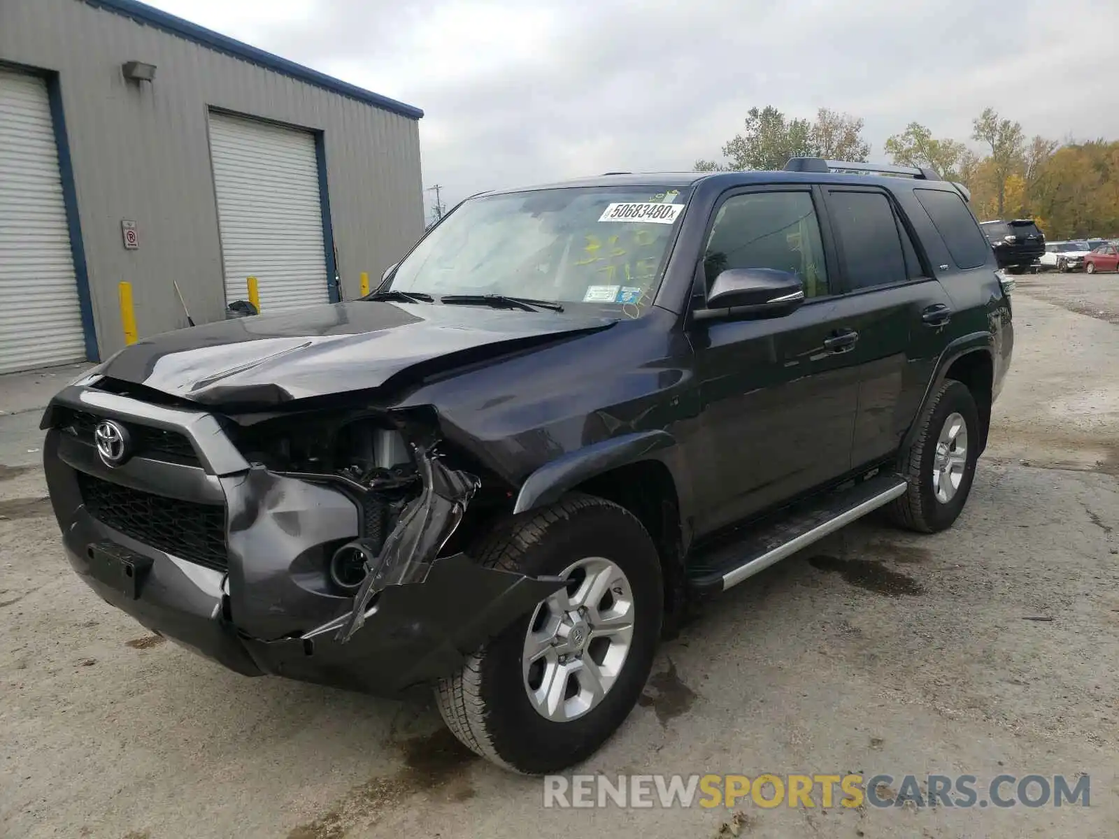 2 Photograph of a damaged car JTEBU5JR1K5689863 TOYOTA 4RUNNER 2019