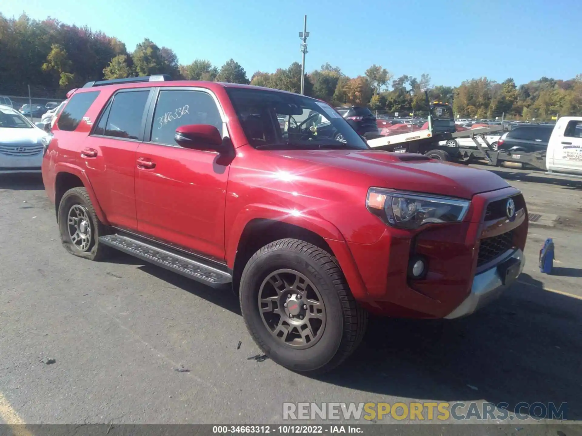 1 Фотография поврежденного автомобиля JTEBU5JR1K5693153 TOYOTA 4RUNNER 2019