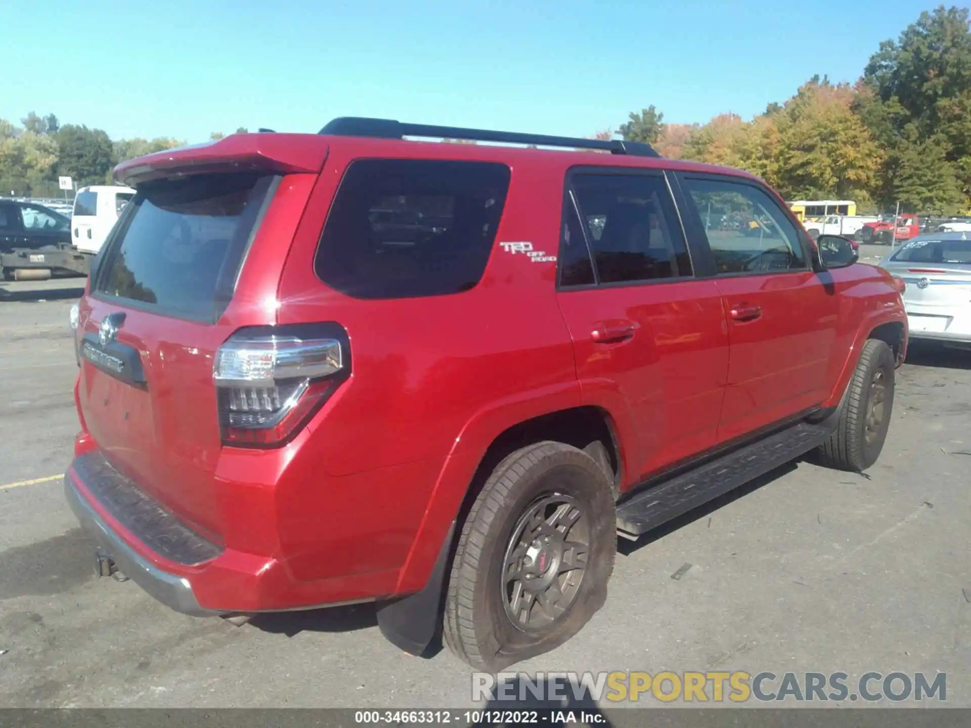 4 Фотография поврежденного автомобиля JTEBU5JR1K5693153 TOYOTA 4RUNNER 2019