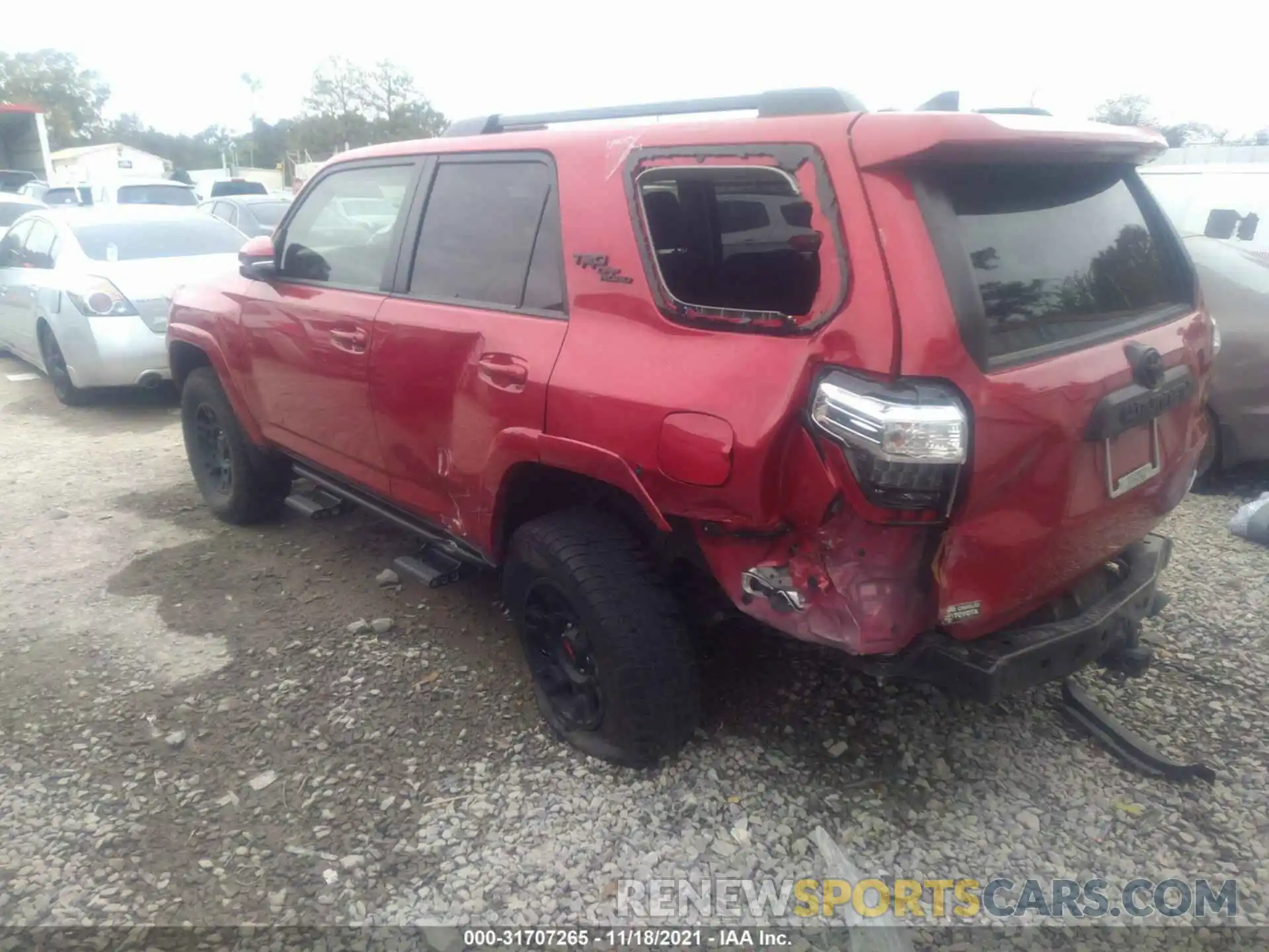 3 Фотография поврежденного автомобиля JTEBU5JR1K5702966 TOYOTA 4RUNNER 2019