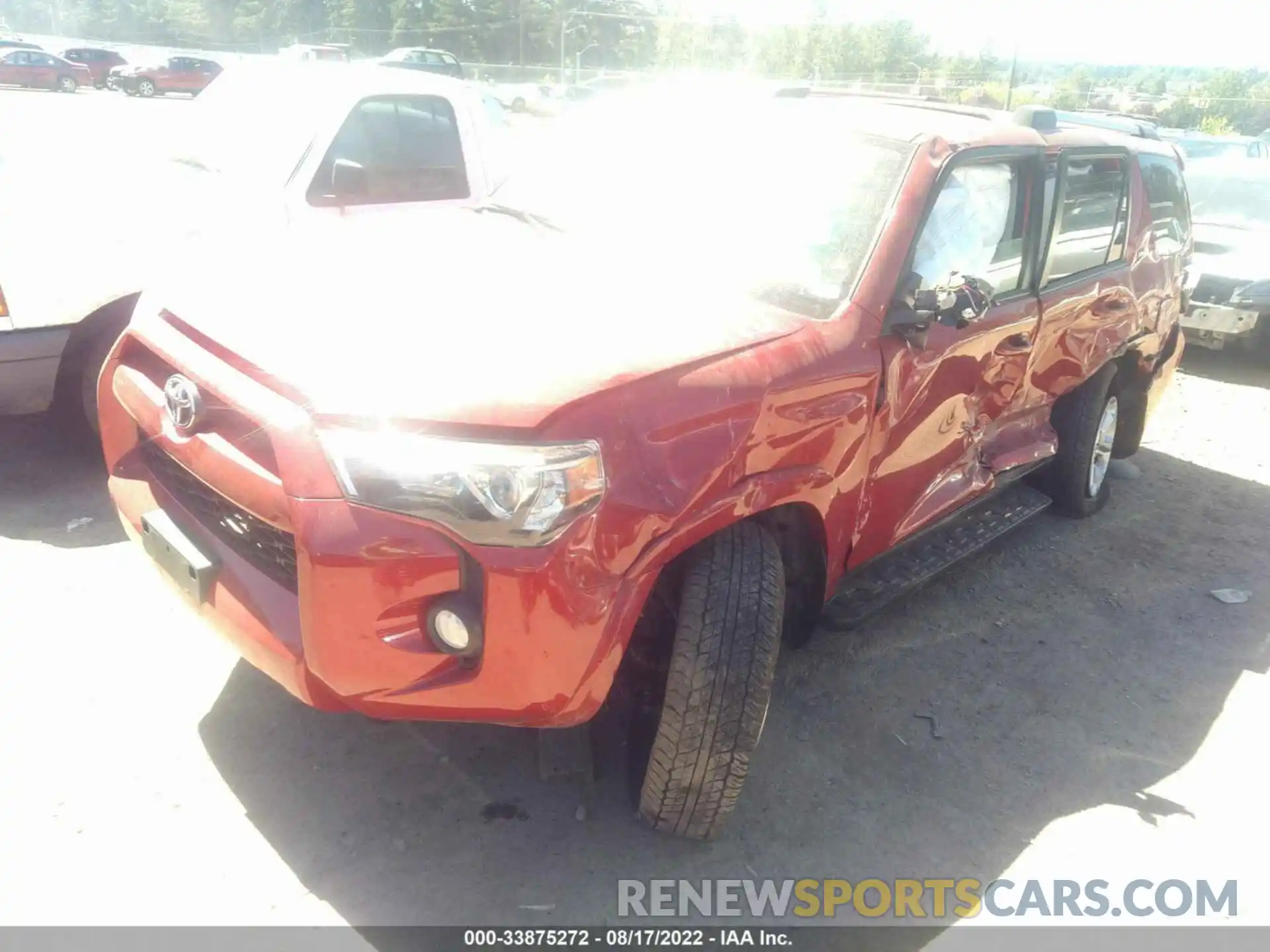 2 Фотография поврежденного автомобиля JTEBU5JR1K5704104 TOYOTA 4RUNNER 2019