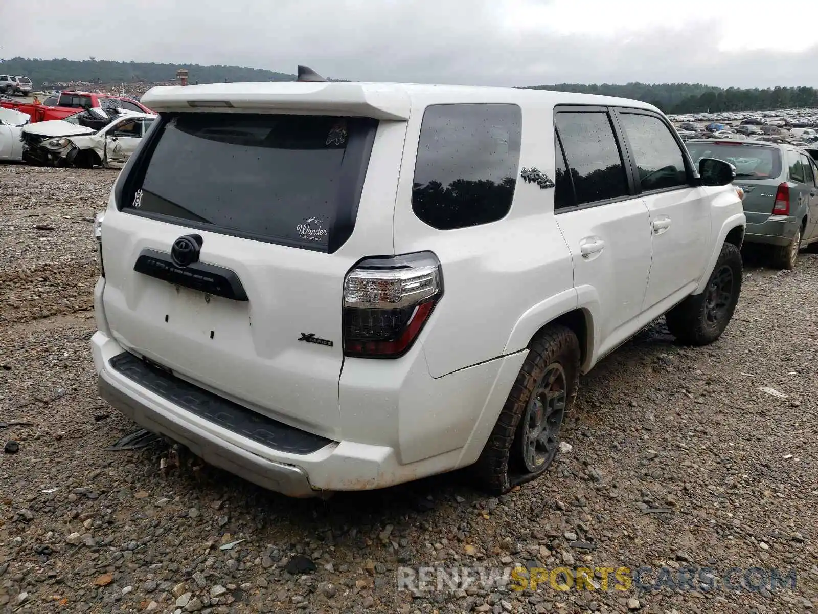 4 Фотография поврежденного автомобиля JTEBU5JR1K5707391 TOYOTA 4RUNNER 2019