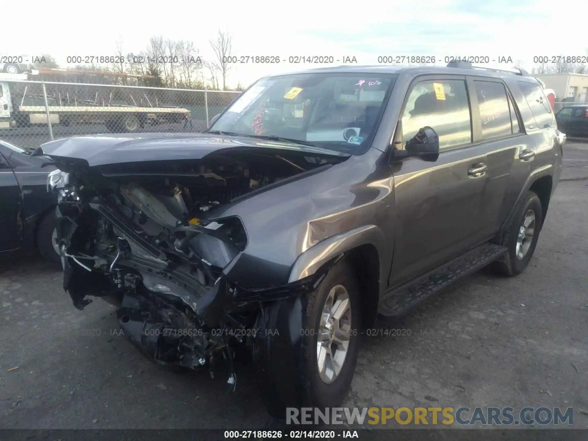 2 Photograph of a damaged car JTEBU5JR1K5710243 TOYOTA 4RUNNER 2019