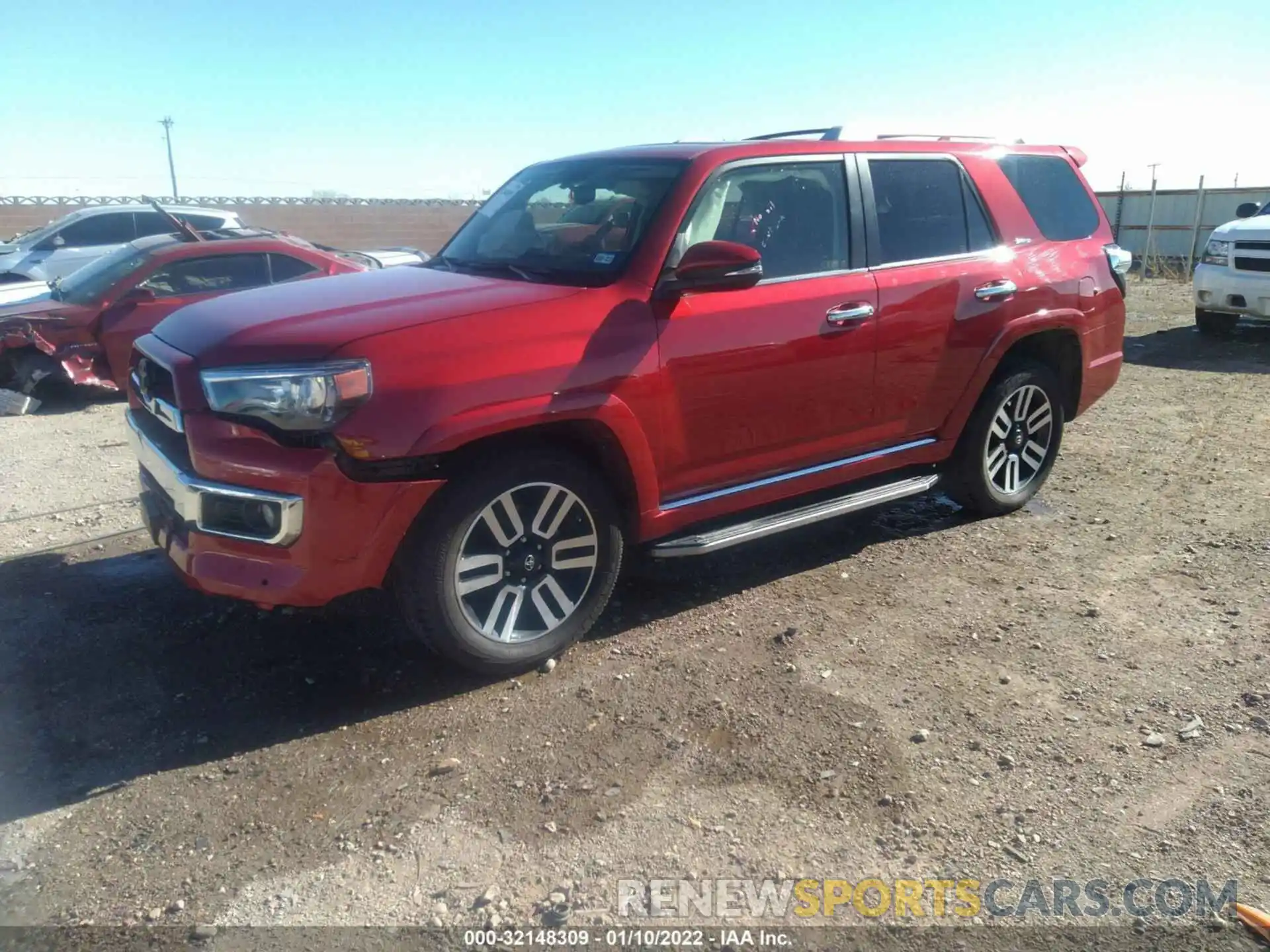 2 Photograph of a damaged car JTEBU5JR1K5710792 TOYOTA 4RUNNER 2019